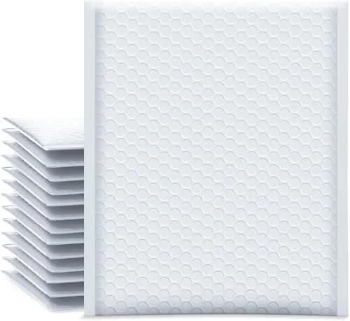 Fuxury White Bubble Mailers 4x8 Inch (4000 Pack) | Waterproof Padded Envelopes for Small Business - main product image