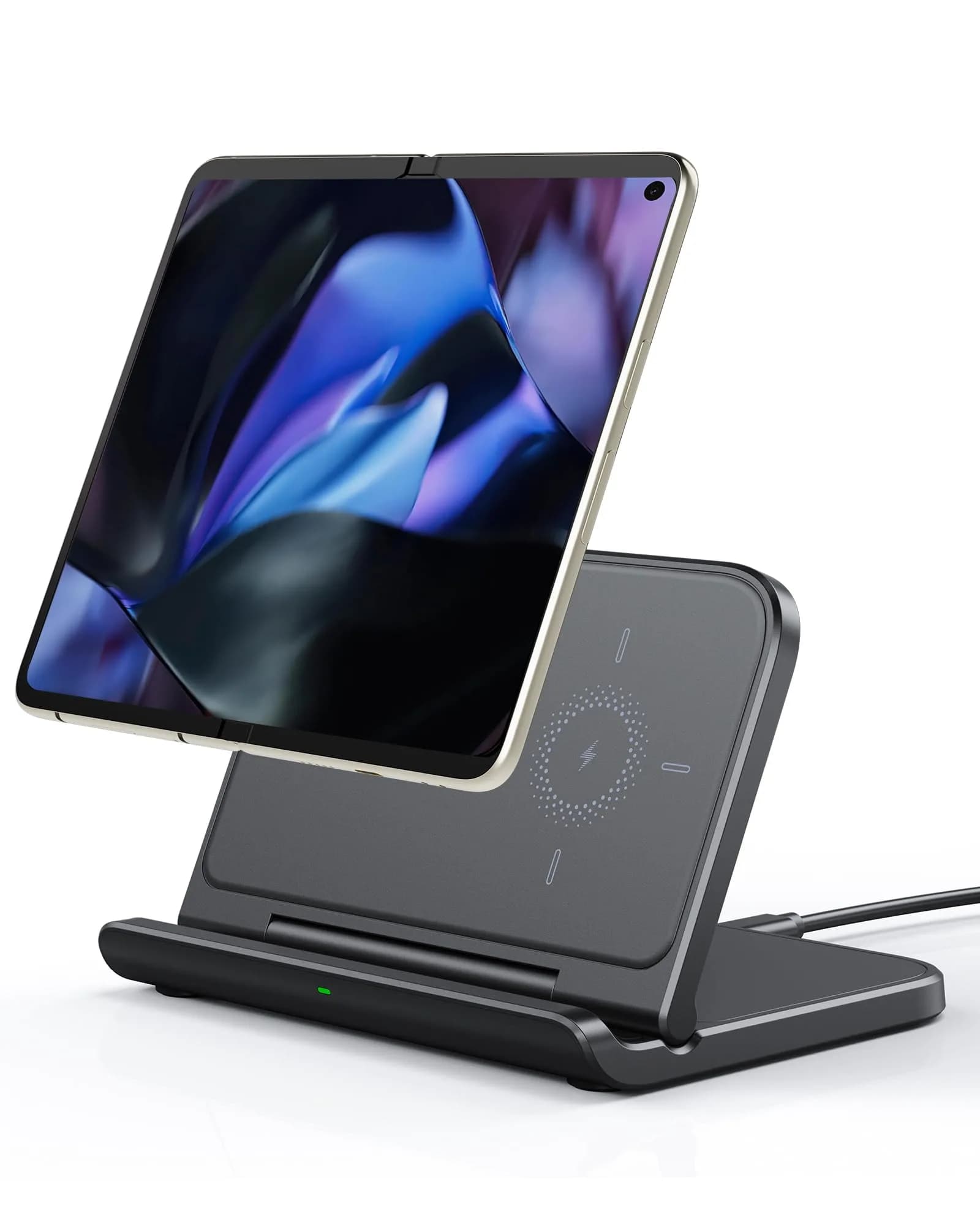 SwanScout Fast Wireless Charger for Samsung Z Fold 8 Ultra/7/Pixel Fold | Foldable Travel Safe - main product image