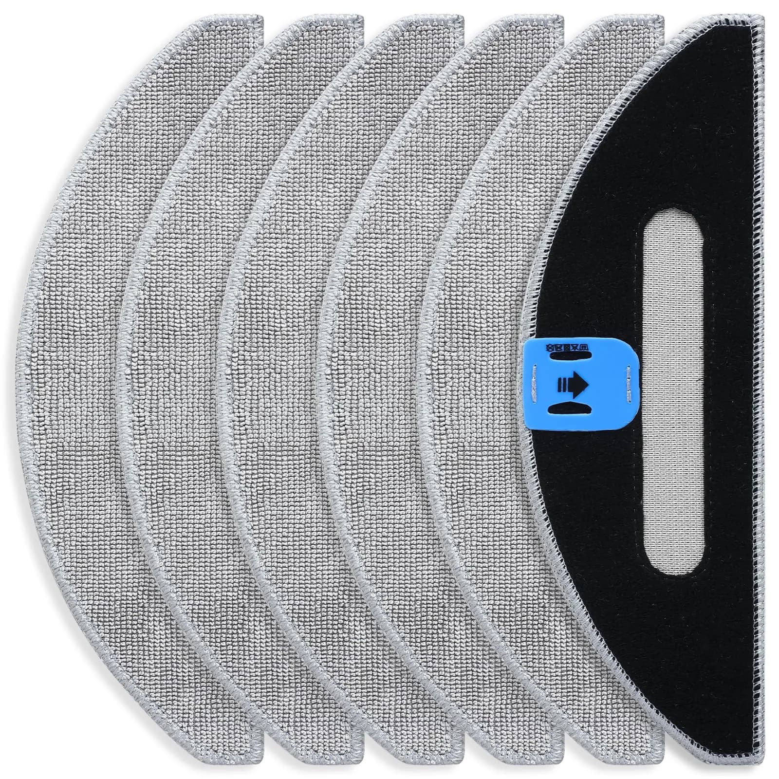 Penkineer 6 Pack Replacement Mop Pads for iRobot Roomba Combo i5 & j5 Series | 25.3cm x 8.3cm - main product image
