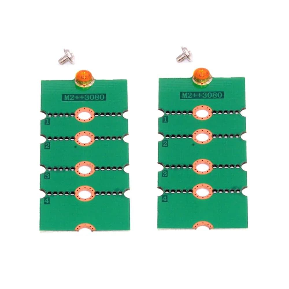 xiwai 2pcs M.2 NGFF NVME Adapter Brackets Support 2230-2280 | Convert & Extend SSD Compatibility