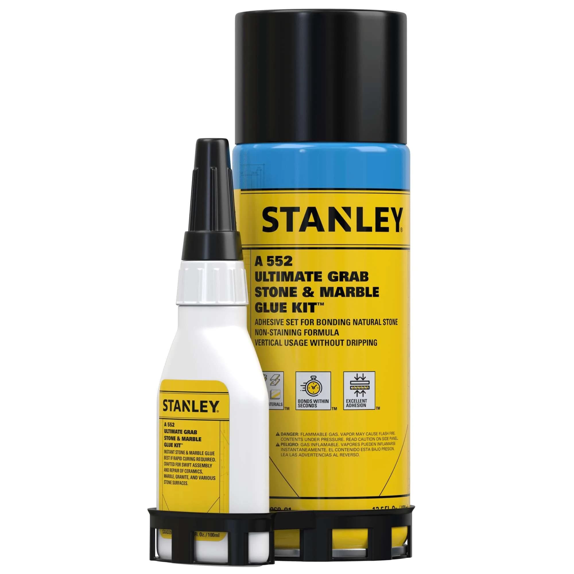 STANLEY Bonding Adhesive Spray Kit 13.5 fl oz | High-Strength Marble & Stone Glue