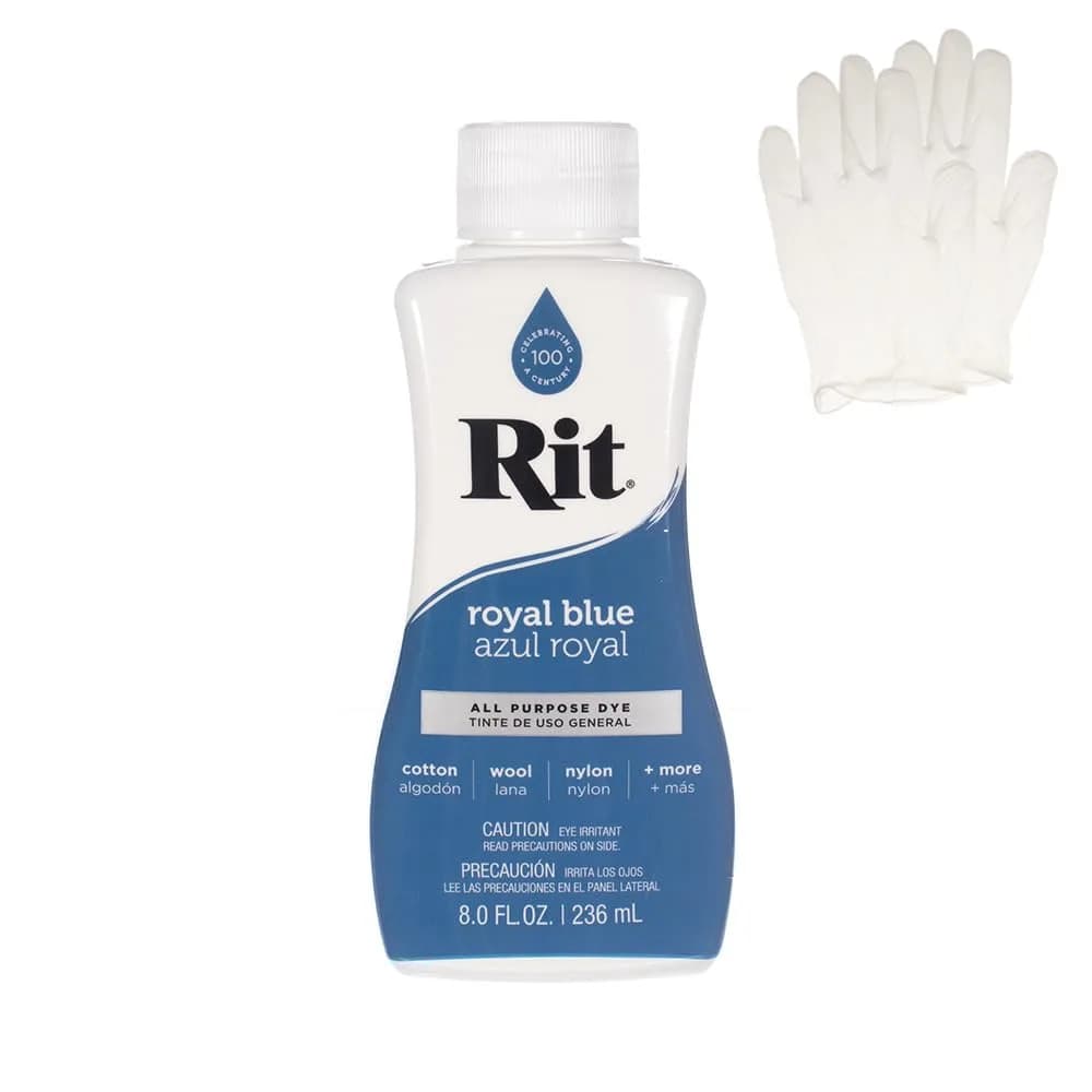 Craft County Royal Blue Liquid Fabric Dye for Clothing & Crafts, 8 oz (236 ml) | USA Imported for Vibrant Colors - main product image