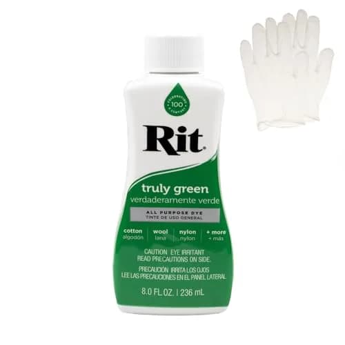 Craft County Truly Green Liquid Fabric Dye 8 oz | Eco-Friendly Dye for Homemakers - main product image