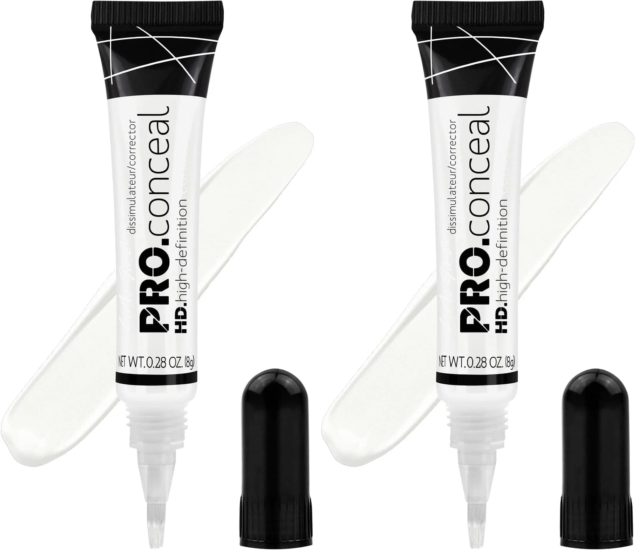 L.A. Girl HD Pro Conceal Flat White Corrector 0.28 Fl Oz (8.28 ml) | Opaque Coverage for All Skin Types - main product image