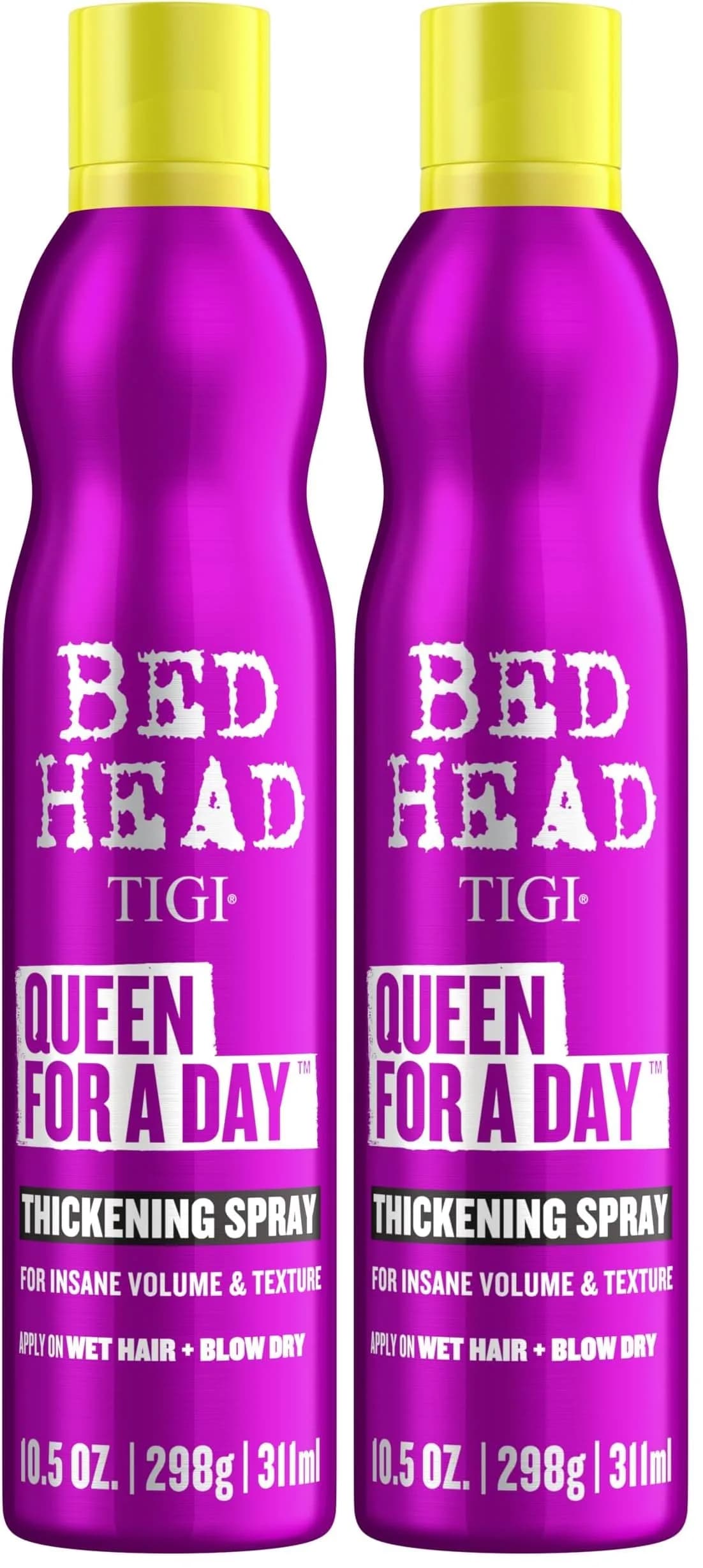 TIGI Bed Head Queen For A Day Volumizing Hair Spray 630ml (21 fl oz) | Thickening & Texturizing for Fine Hair - main product image