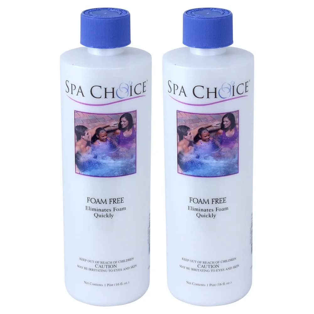 SpaChoice 1-Pint 2-Pack Foam Free Anti-Foam for Hot Tubs | Made in USA (70-120 chars) - main product image
