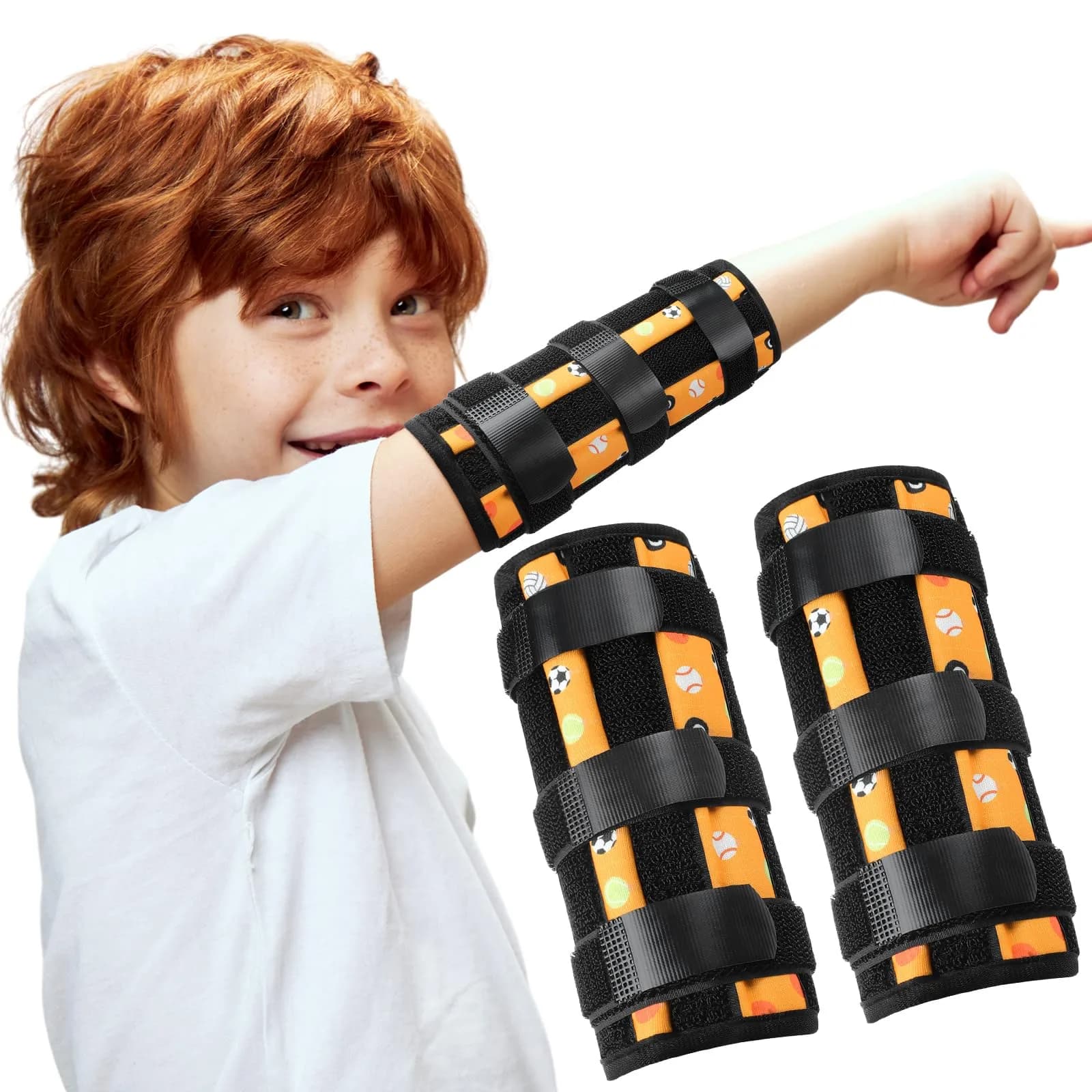 Threlaco 2 Pack Thumb Sucking Stop for Kids 4.5-8 inch Elbow Circumference | Pediatric Finger Sucking Guard