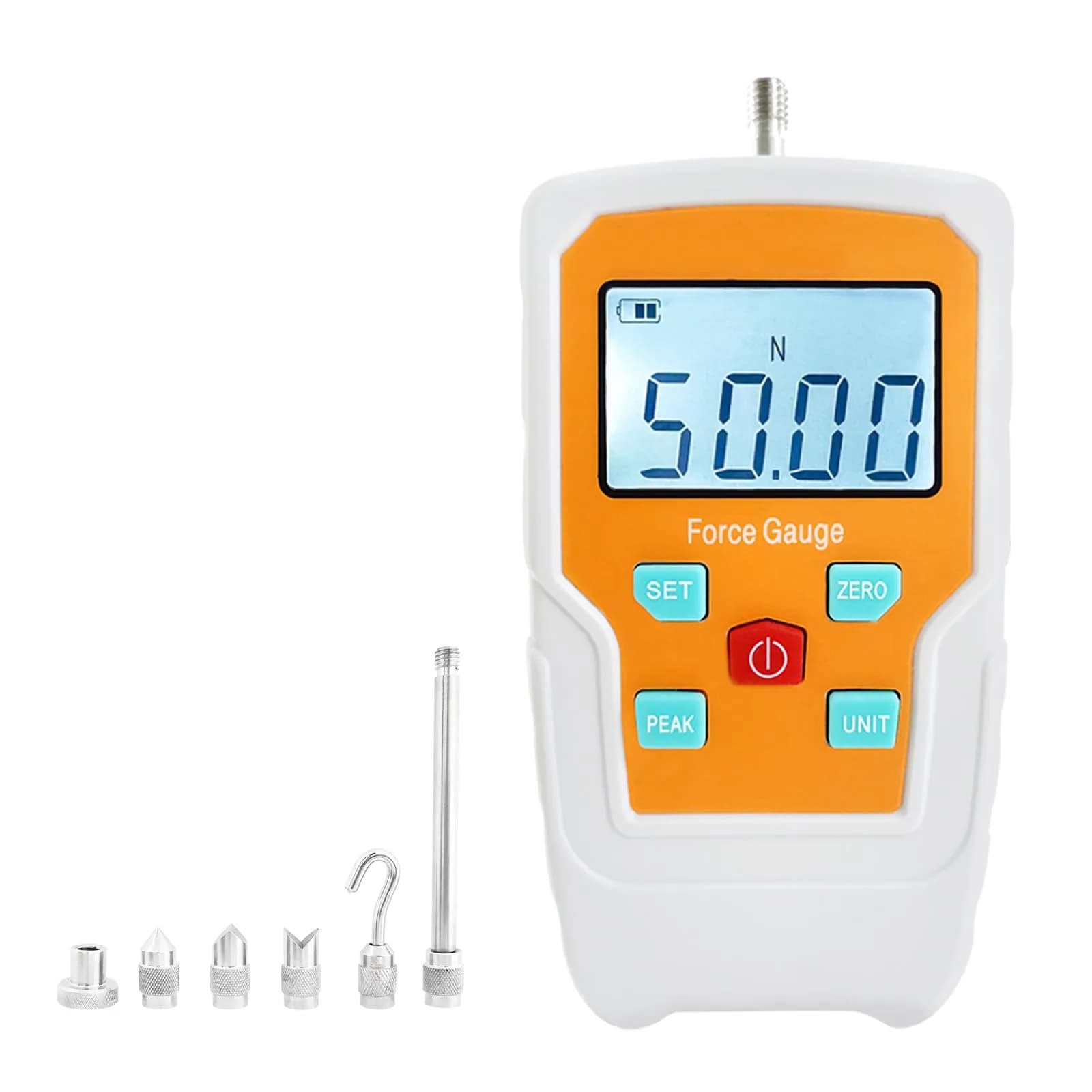 Soonkoda Digital Force Gauge 50N (11lb) | Precision Tension Pressure Tester for Destructive Testing - main product image