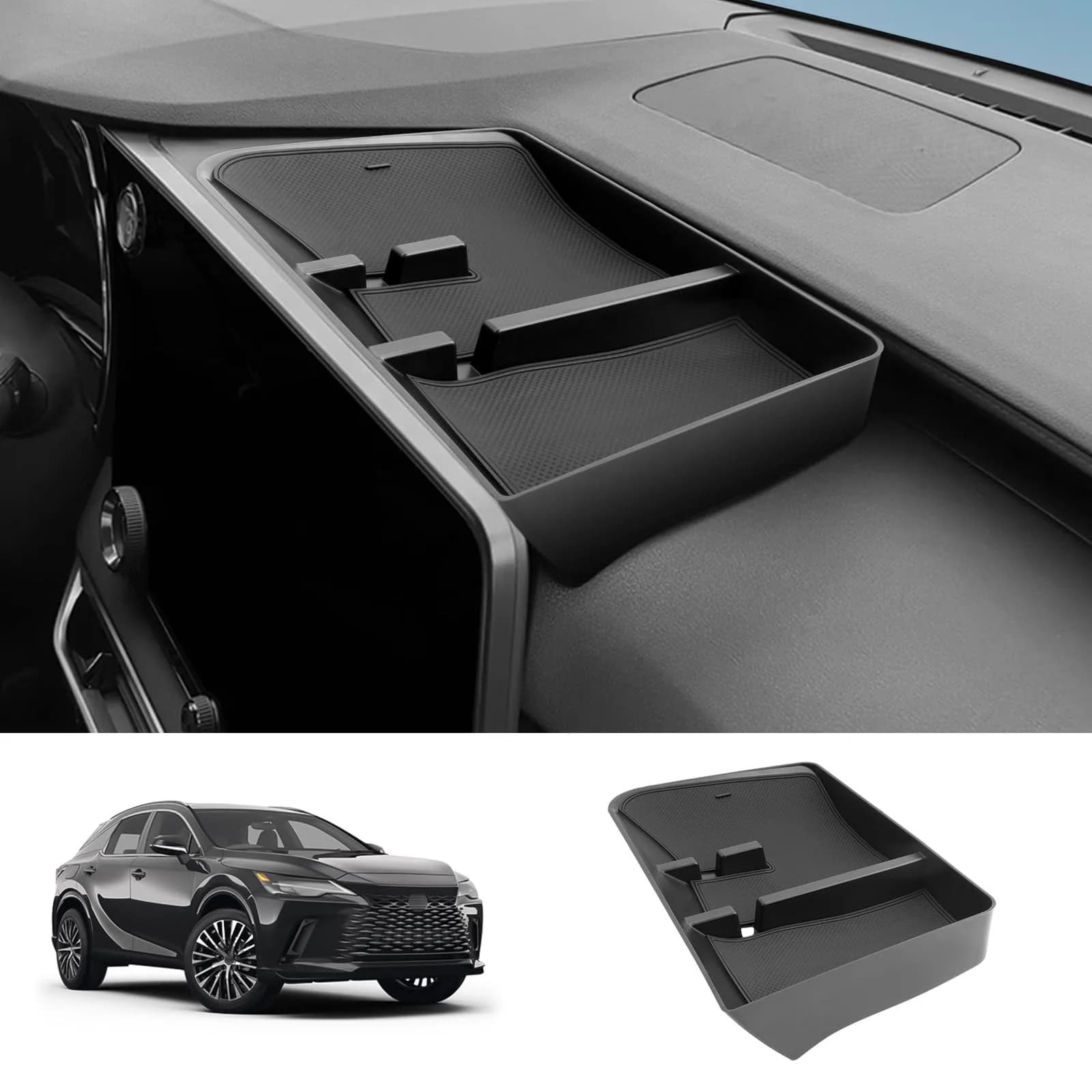 LUWU Dashboard Console Organizer for 2023-2026 Lexus RX350 RX450H RX500H | Maximize Storage & Keep Tidy