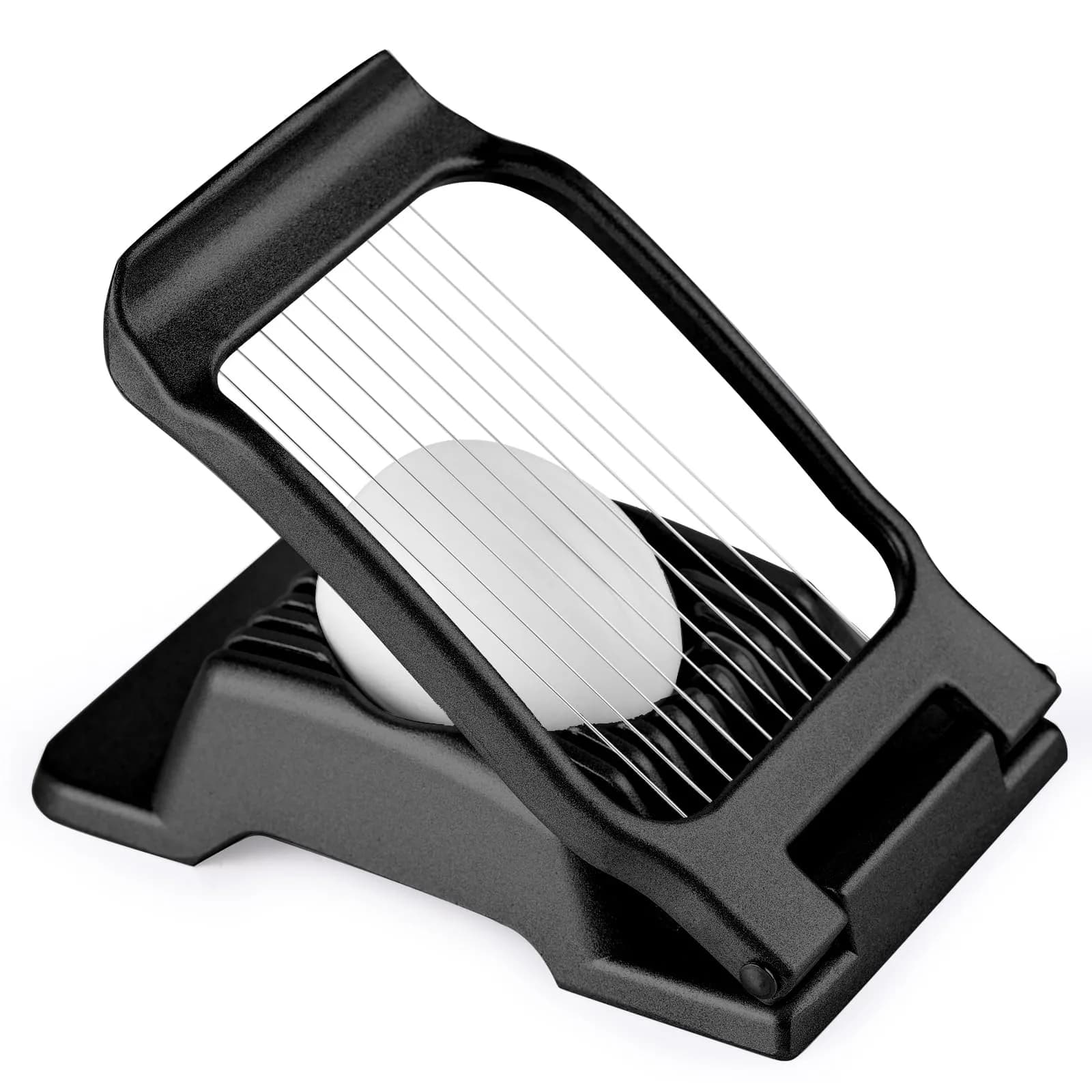 REDSETS Multipurpose Heavy Duty Aluminium Egg Slicer with Stainless Steel Wire | Slices 11 Egg Pieces - main product image