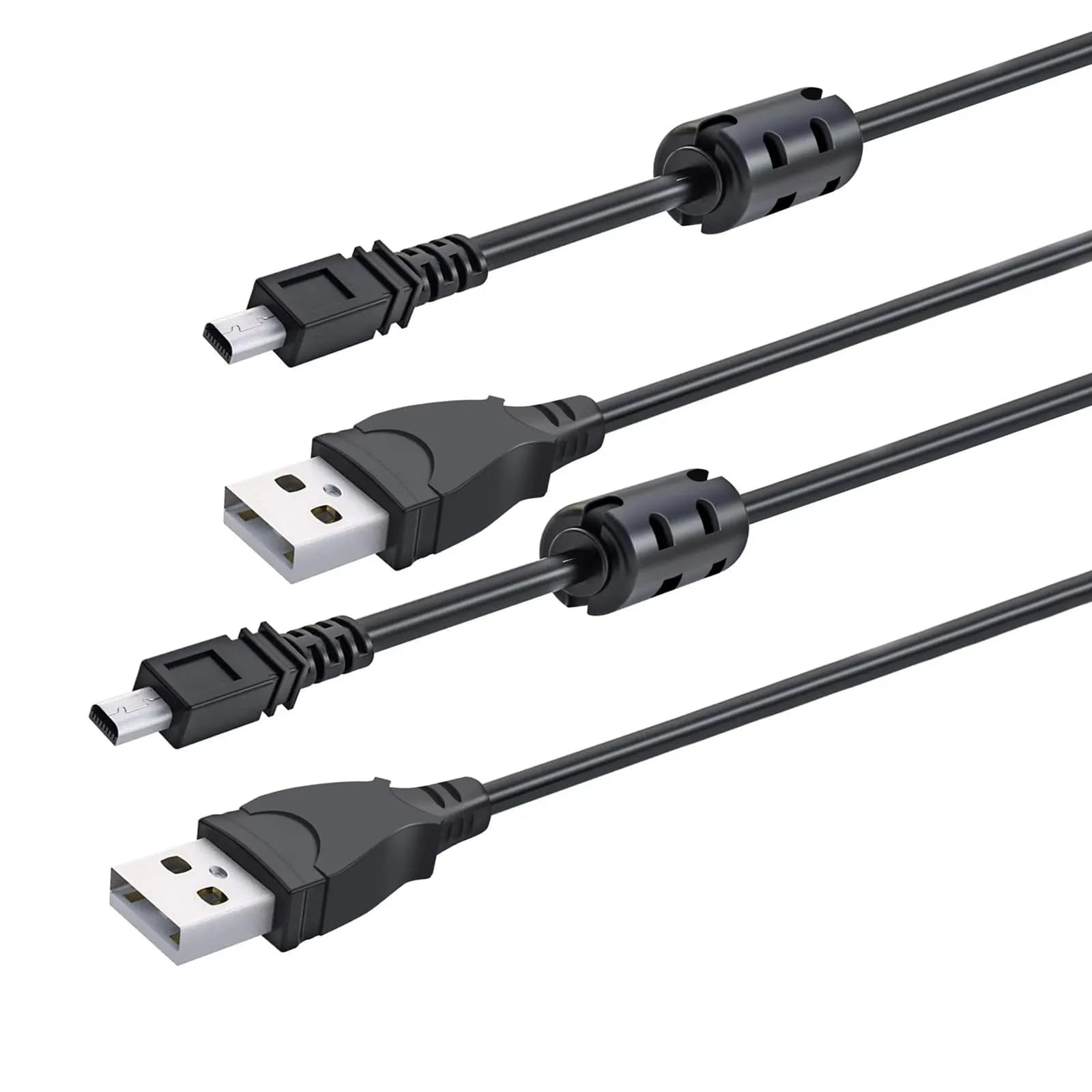 YCWZZH 2 Pack USB Camera Data Cord for Fujifilm & More | Fast Data Transfer & Charging