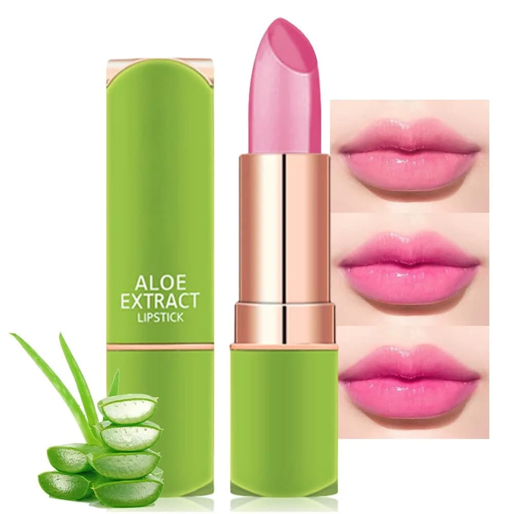 BINGBRUSH Jelly Color Changing Lipstick Queen, 1 Count | Long Lasting Waterproof Lip Balm with Aloe Vera (Dancing Fuchsia)
