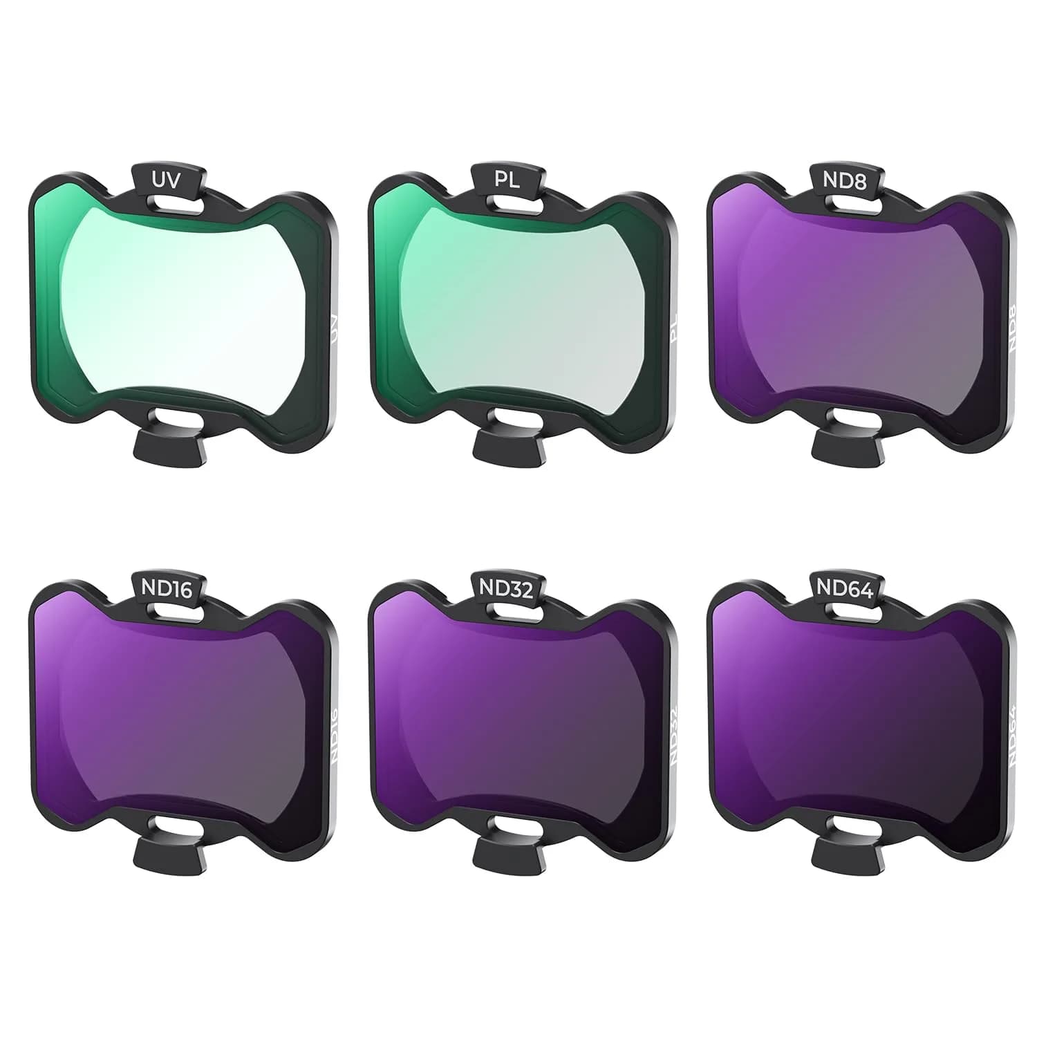 K&F CONCEPT UV PL ND Filters Kit (6 Pack) Compatible with DJI Avata 2 | Light-Weight, Multi-Coated Optical Glass