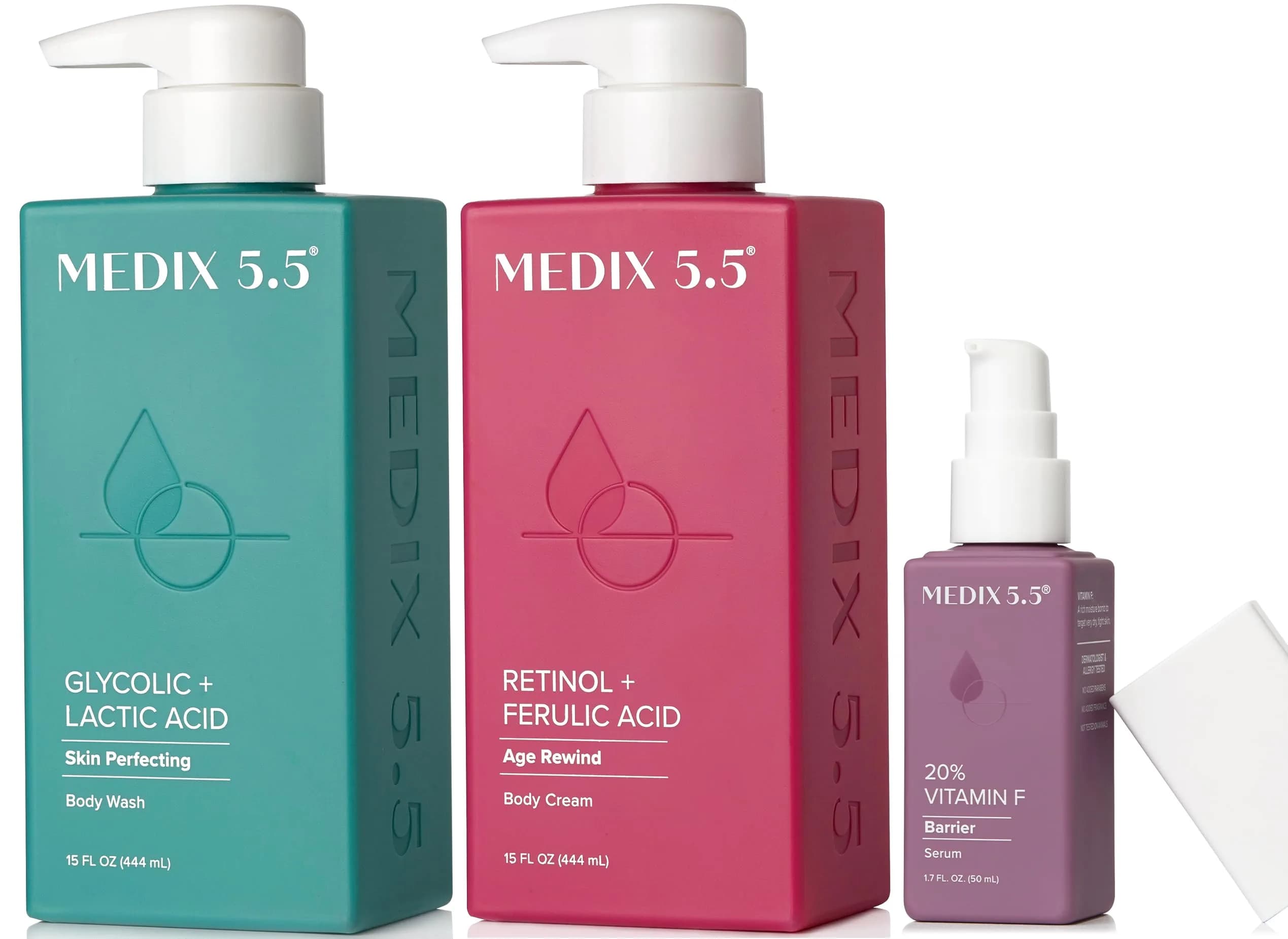 Medix 5.5 Age Rewind Retinol & Glycolic Acid 15 Fl Oz (Pack of 3) Anti-Aging Skin Care Set - main product image