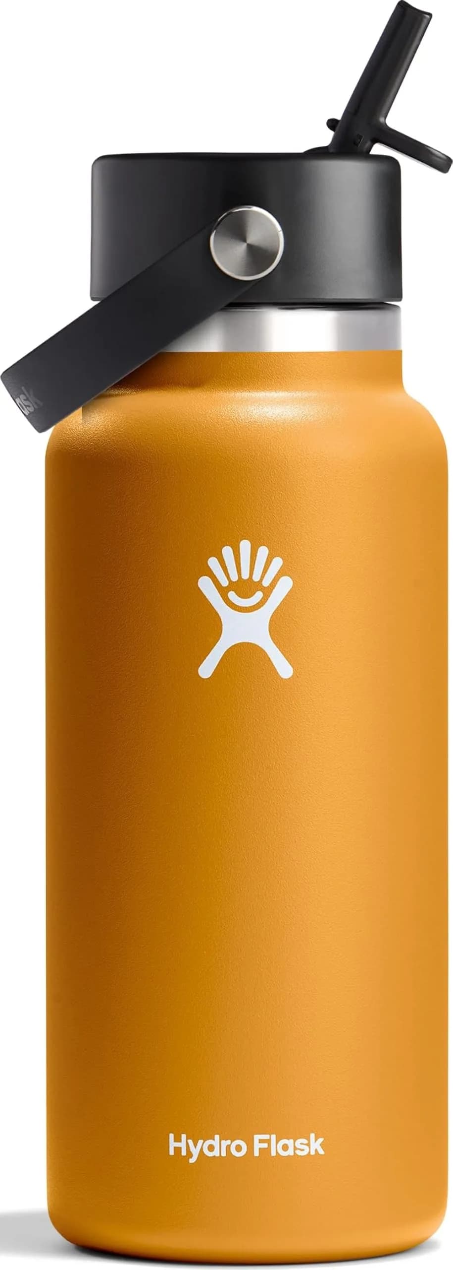 Hydro Flask Water Bottle - Insulated Stainless Steel - Wide Straw Lid, Leakproof, 32 Oz in Fossil Brown - main product image