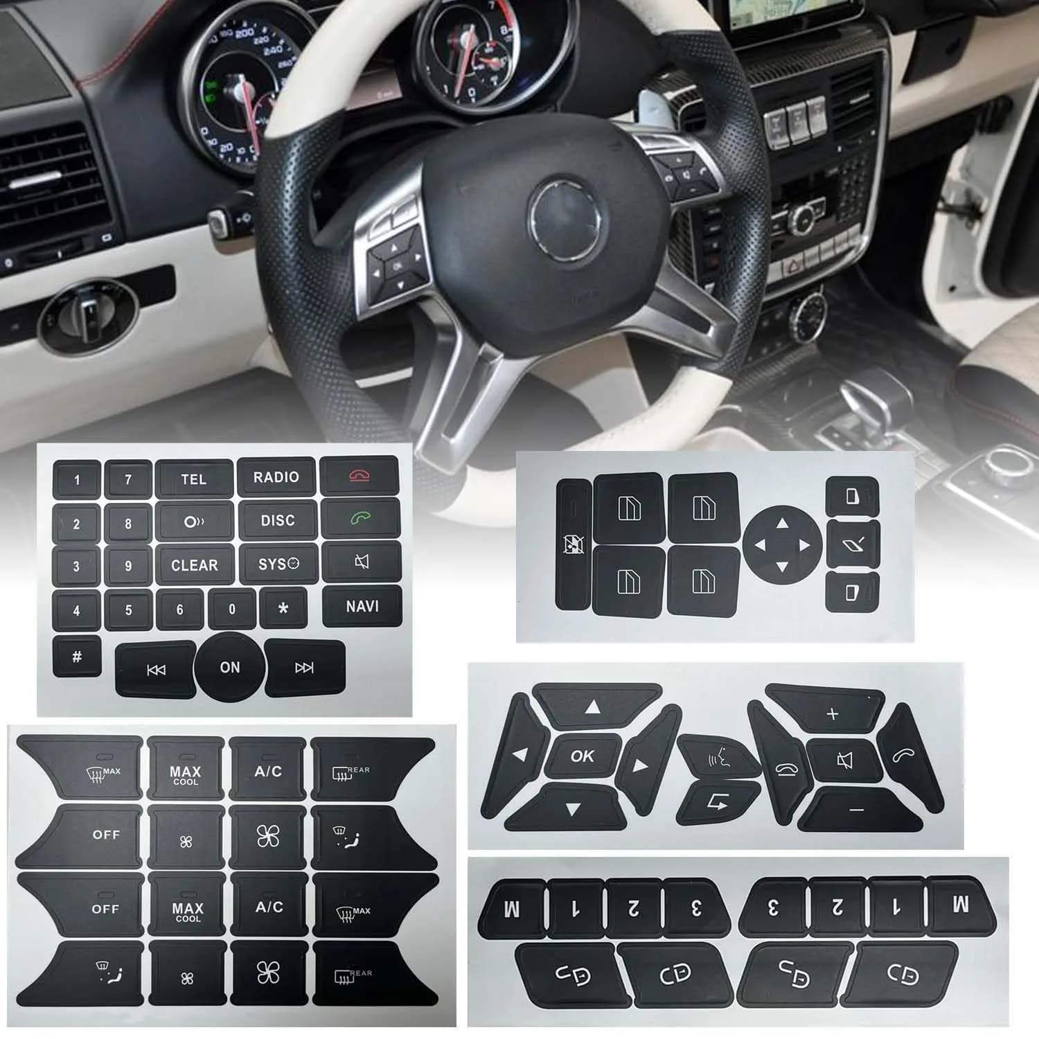 ZSYGYGDKS Dash Button Repair Kit for Mercedes W204 W212 GLK350 | Easy Fix for Mercedes Buttons