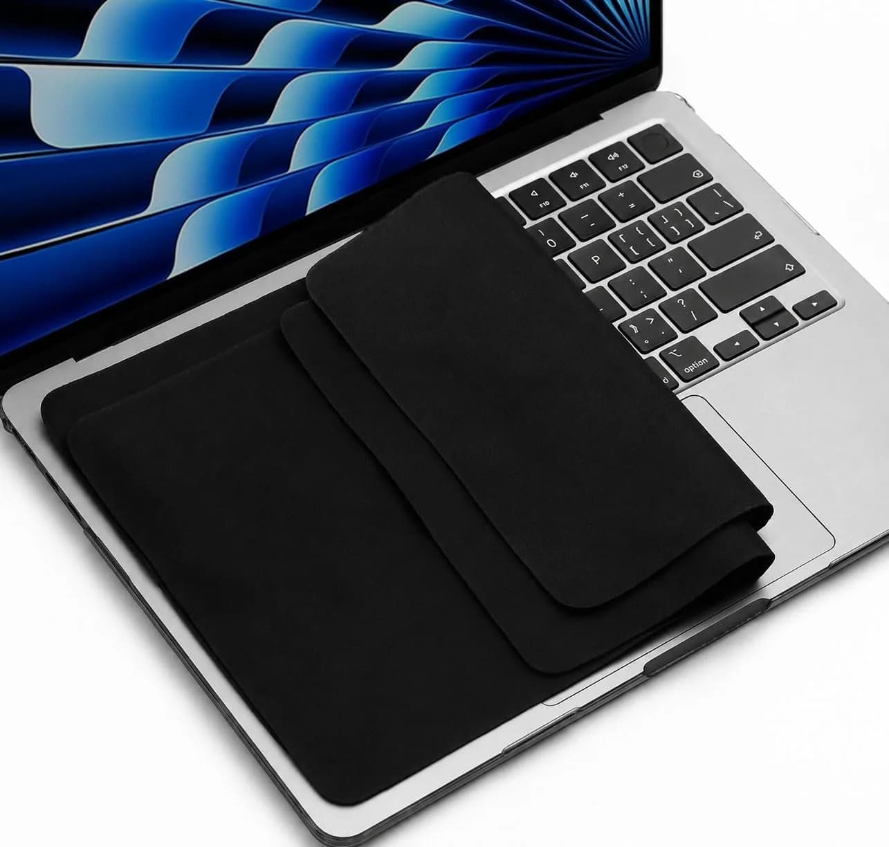 MUBUY-GOL 2 Pack Microfiber Cleaning Cloth 13" | Screen & Keyboard Protector for MacBook & Laptop