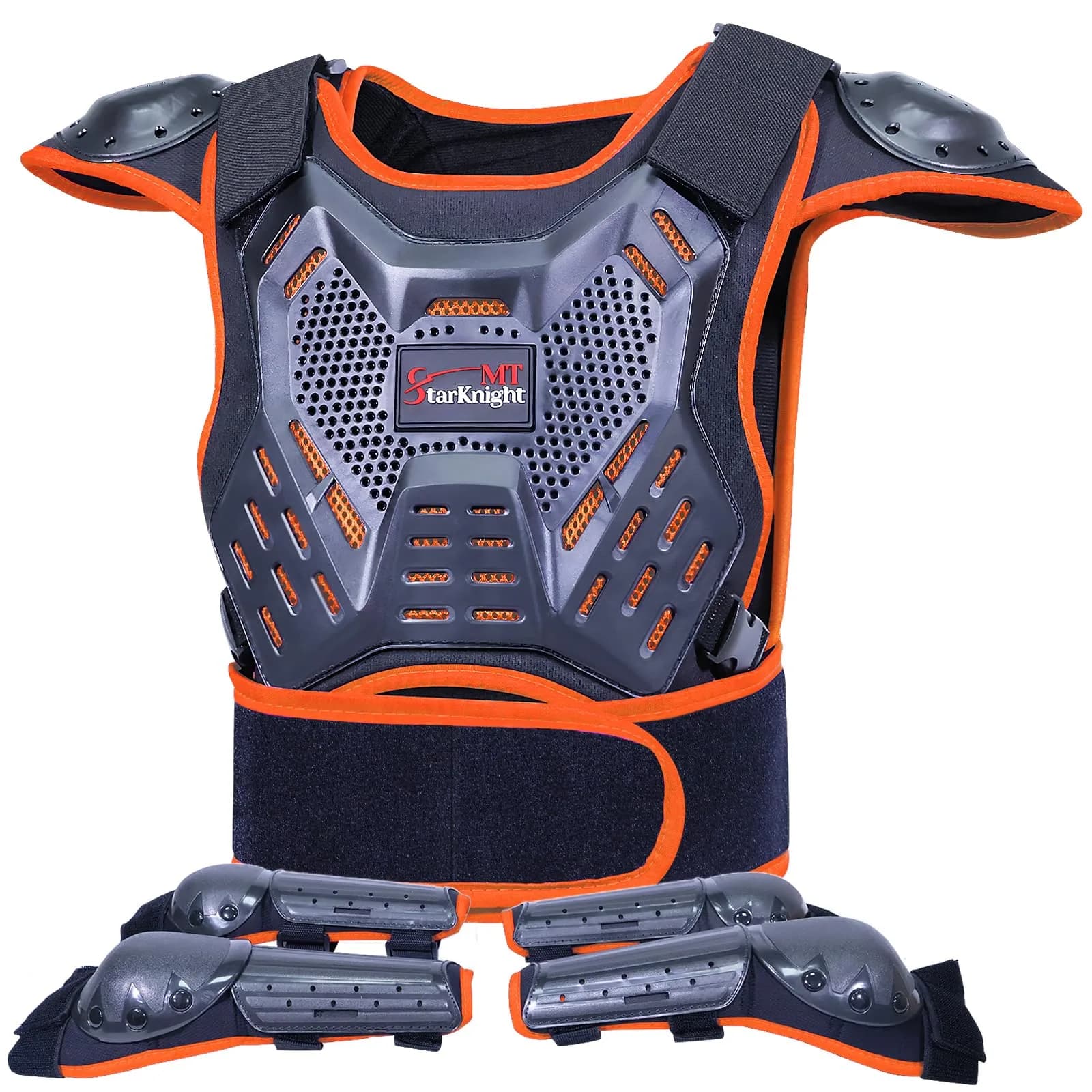 StarknightMT Kids Dirt Bike Gear Youth Motocross Chest Protector Suit | Impact Protection for Ages 3-12