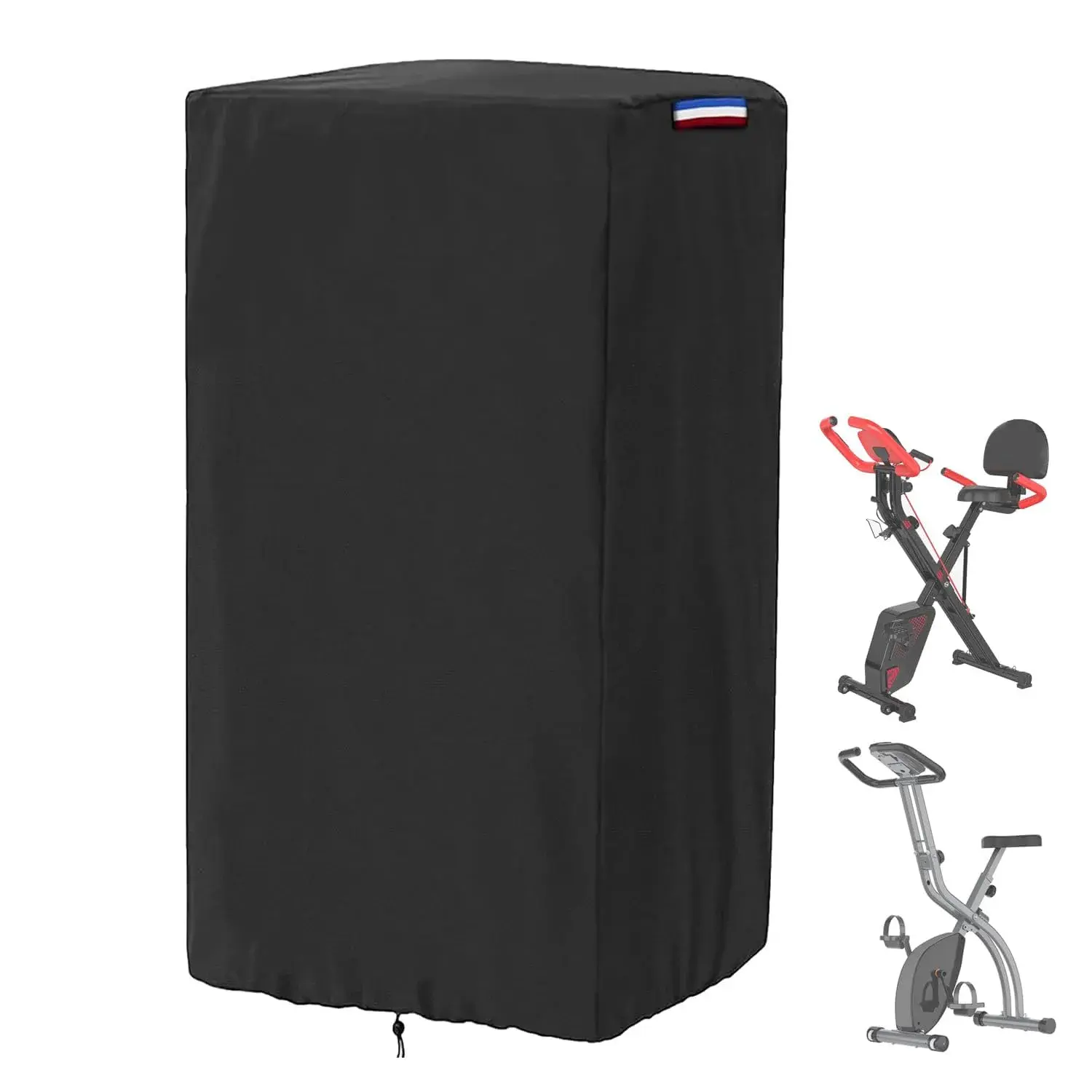 Rilime Folding Exercise Bike Cover, Waterproof, 28"L x 16"W x 46"H | Keeps Equipment Dry & Clean