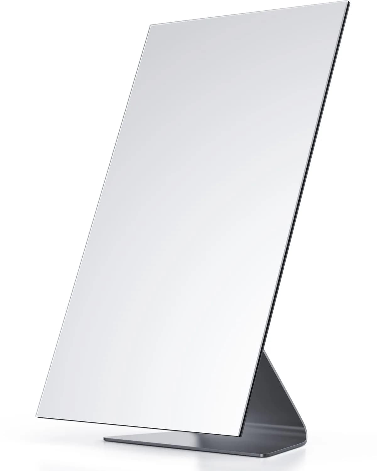 NEZZOE Rectangular Frameless Makeup Mirror 12" x 7" | Full Face, Adjustable Angle, Modern Style - main product image