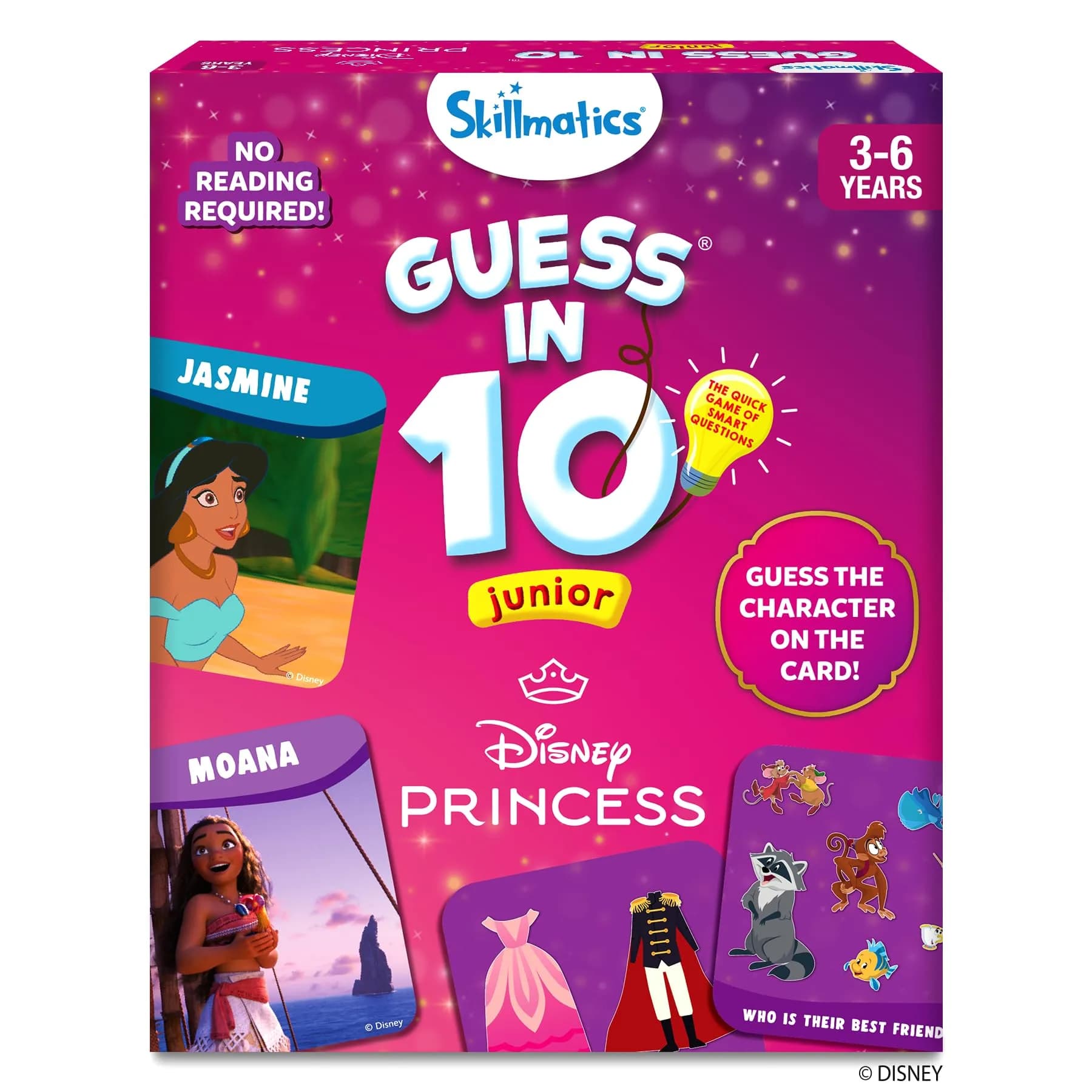 Skillmatics Guess in 10 Disney Princess Card Game for Kids Ages 3-6 | Educational Travel Game - main product image