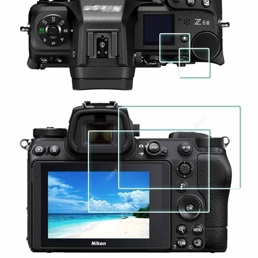 ULBTER Top+Screen Protector for Nikon Z6 III Z6III Camera 0.3mm 9H Hardness | Anti-Scratch & HD Clarity - main product image