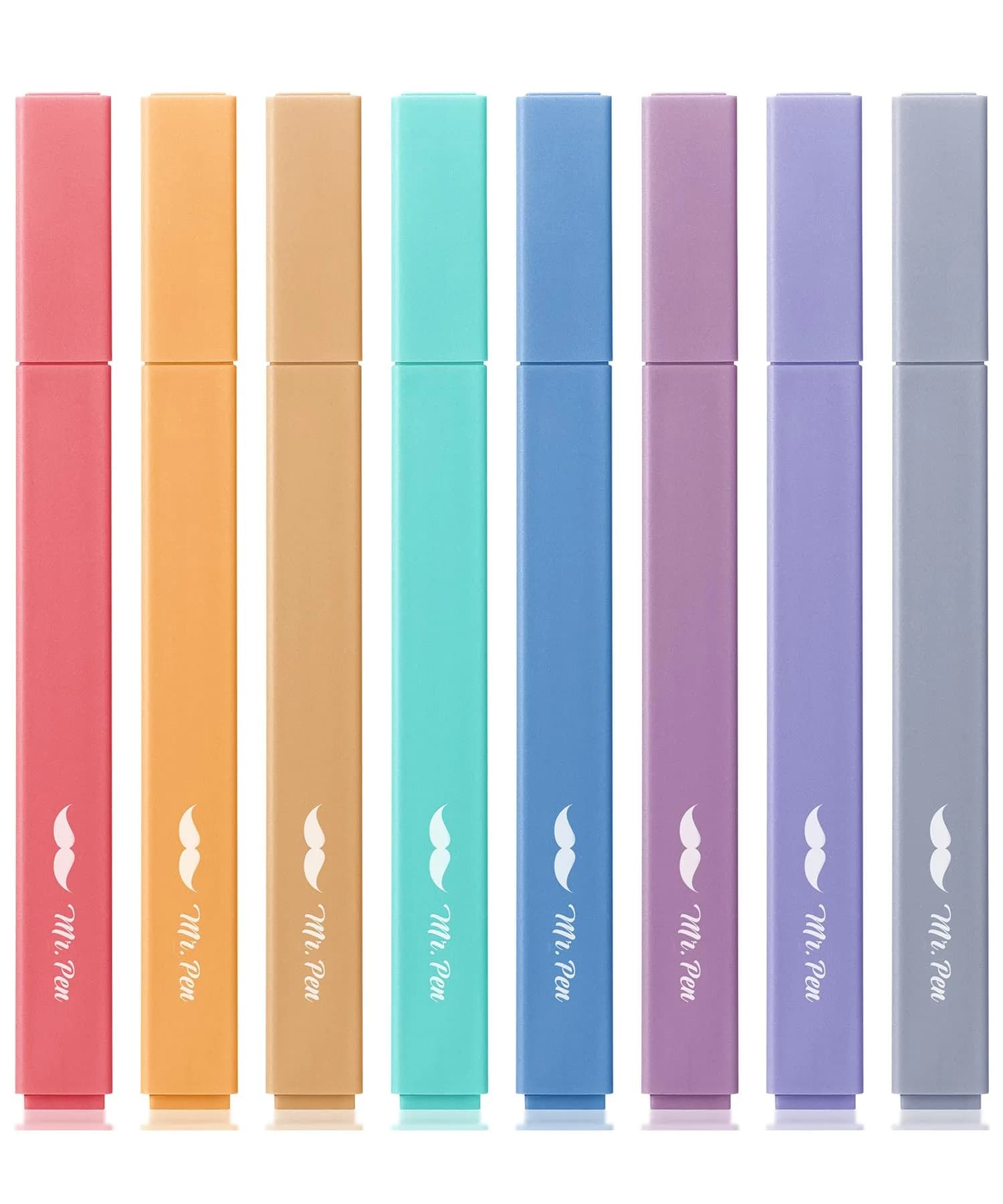 Mr. Pen Aesthetic Highlighters Jewel Tones, 8 Pack | Smooth Ink Flow, Fade-Resistant - main product image