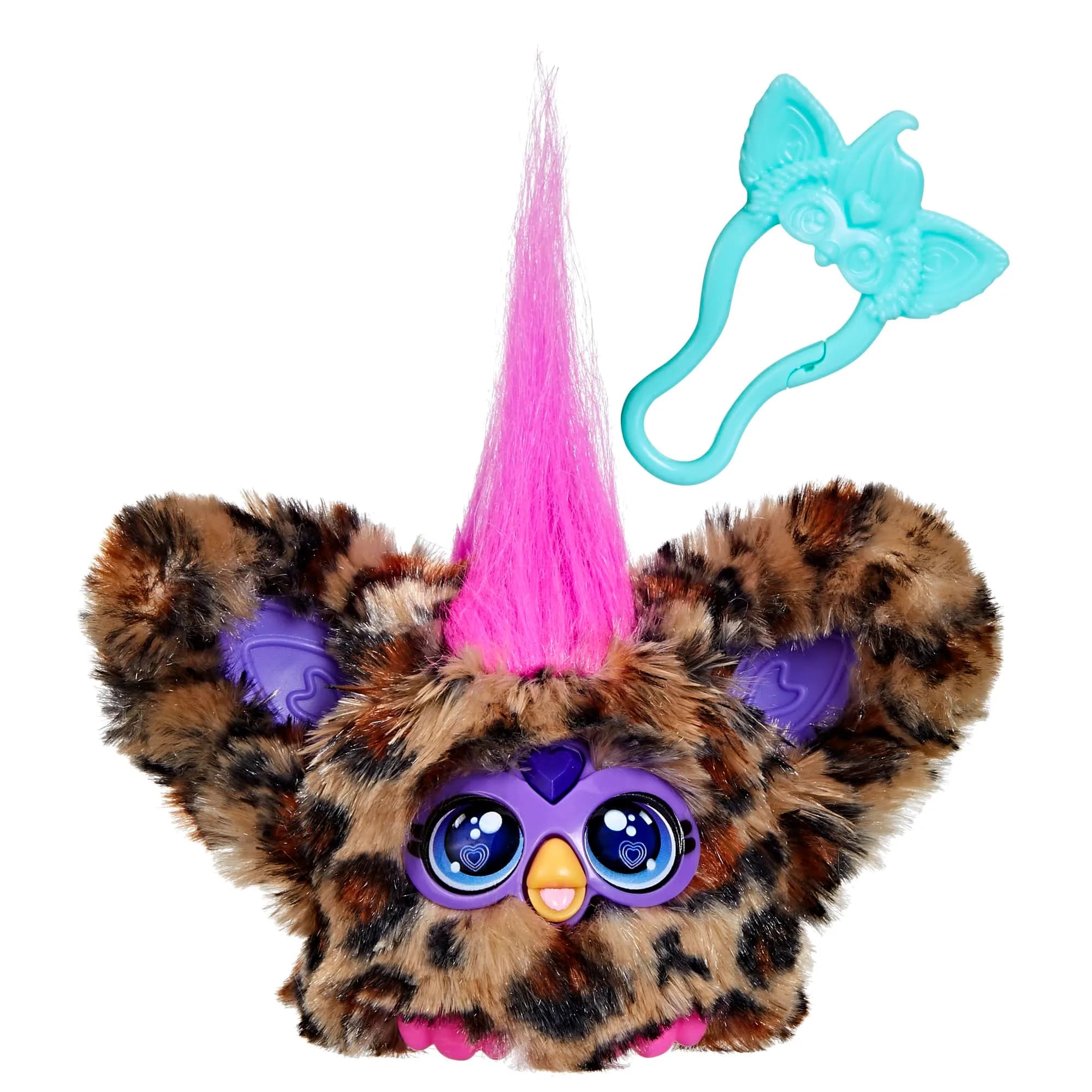 Furby Furblets Moo-Boo Mini Friend Electronic Plush Toy (Black & White) | ASTM-Tested Non-Toxic Toy