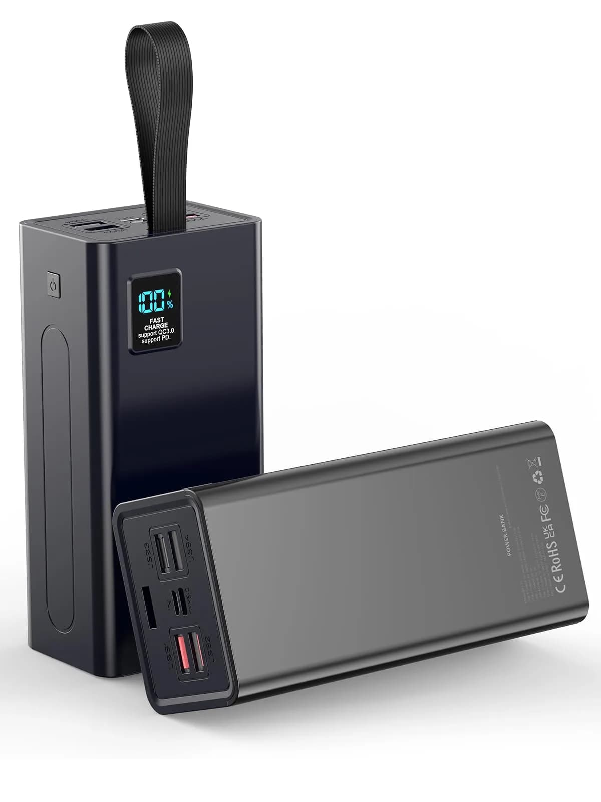 LOHAO Portable Power Bank 70,000mAh | PD 30W & QC 3.0 Fast Charging, Compatible with iPhone 17/16/15/14/13/12