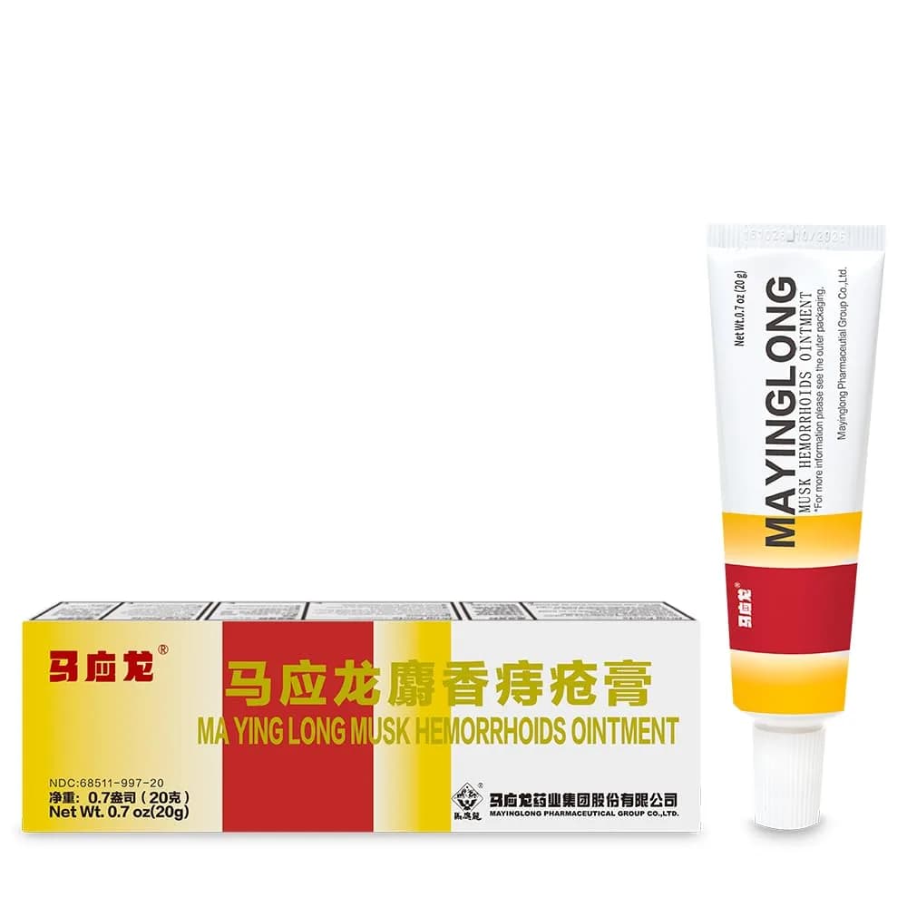 Mayinglong Musk Hemorrhoids Ointment 20g (0.71 oz) | FDA Approved Fast Relief for Itching & Discomfort - main product image