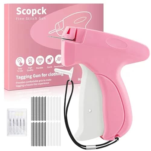 Scopck Handheld Stitch Gun for Clothes with 6 Needles & 2000 Fasteners | Quick Clothing Fixer - main product image