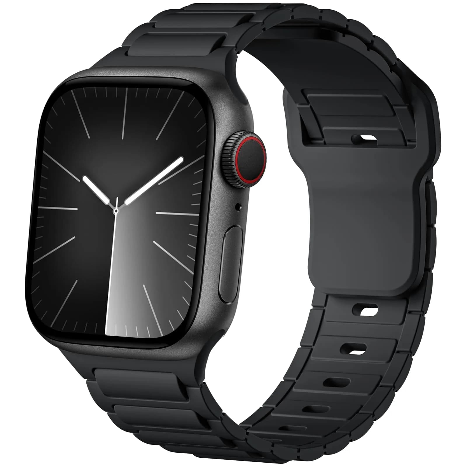Lenrao Silicone Sport Band Compatible with Apple Watch Series 8/9/10 44mm-49mm | Waterproof & Comfortable