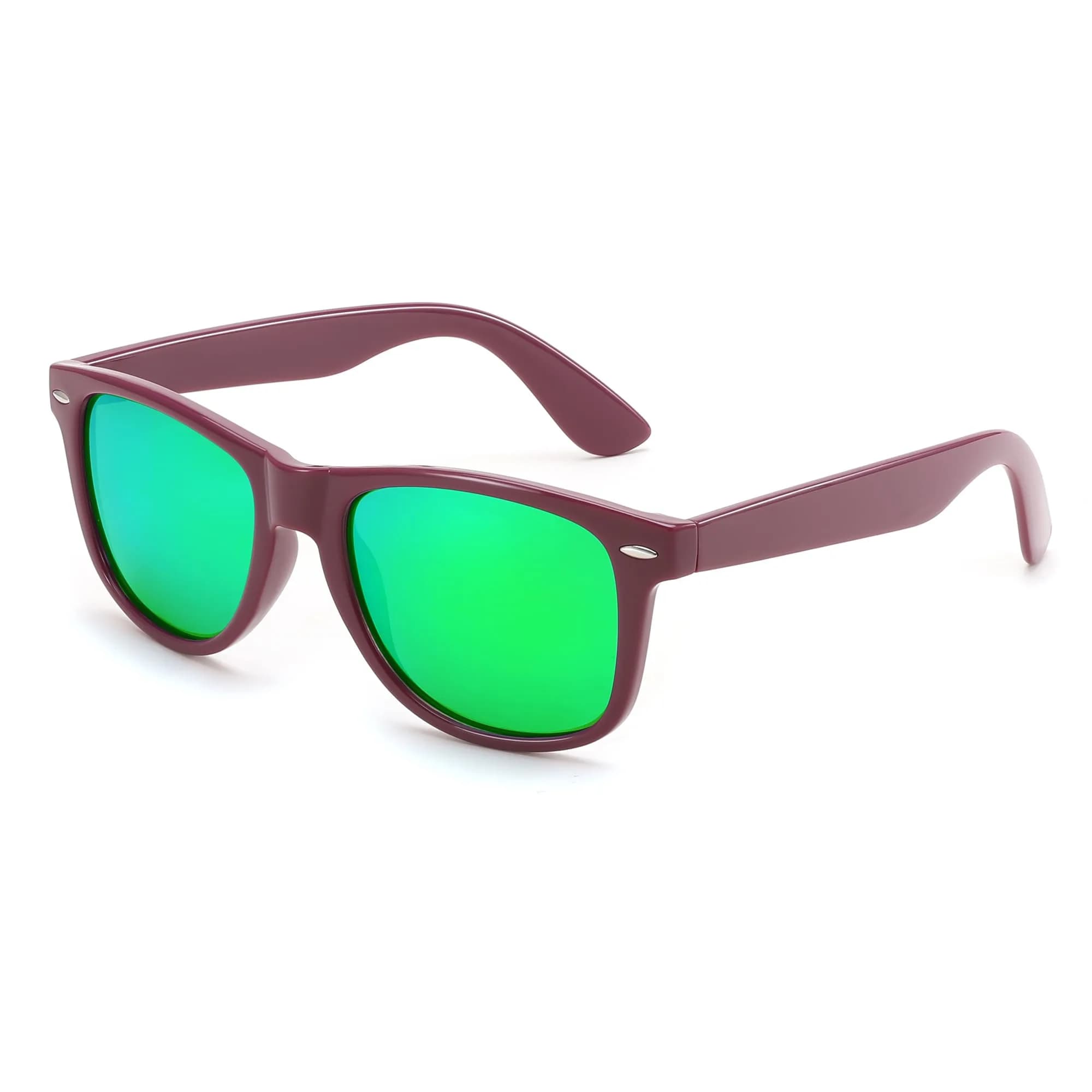 FEISEDY Classic Square Retro Polarized Sunglasses for Women & Men | 54mm (2.13 in) Lens Width