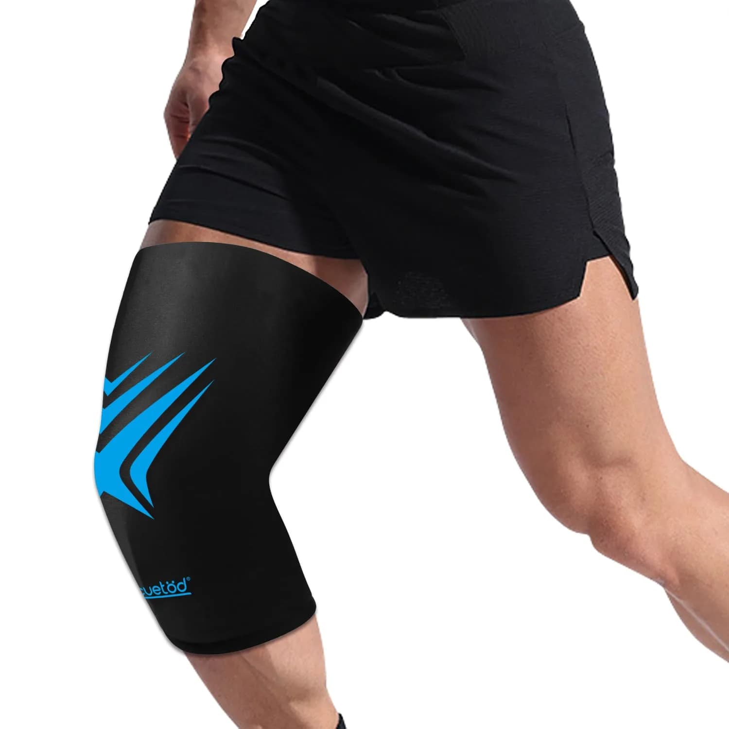 ZNÖCUETÖD Knee Ice Pack Wrap Extended Compression Sleeve 27cm (10.6 inch) | Reusable Gel Cold Therapy for Pain Relief - main product image