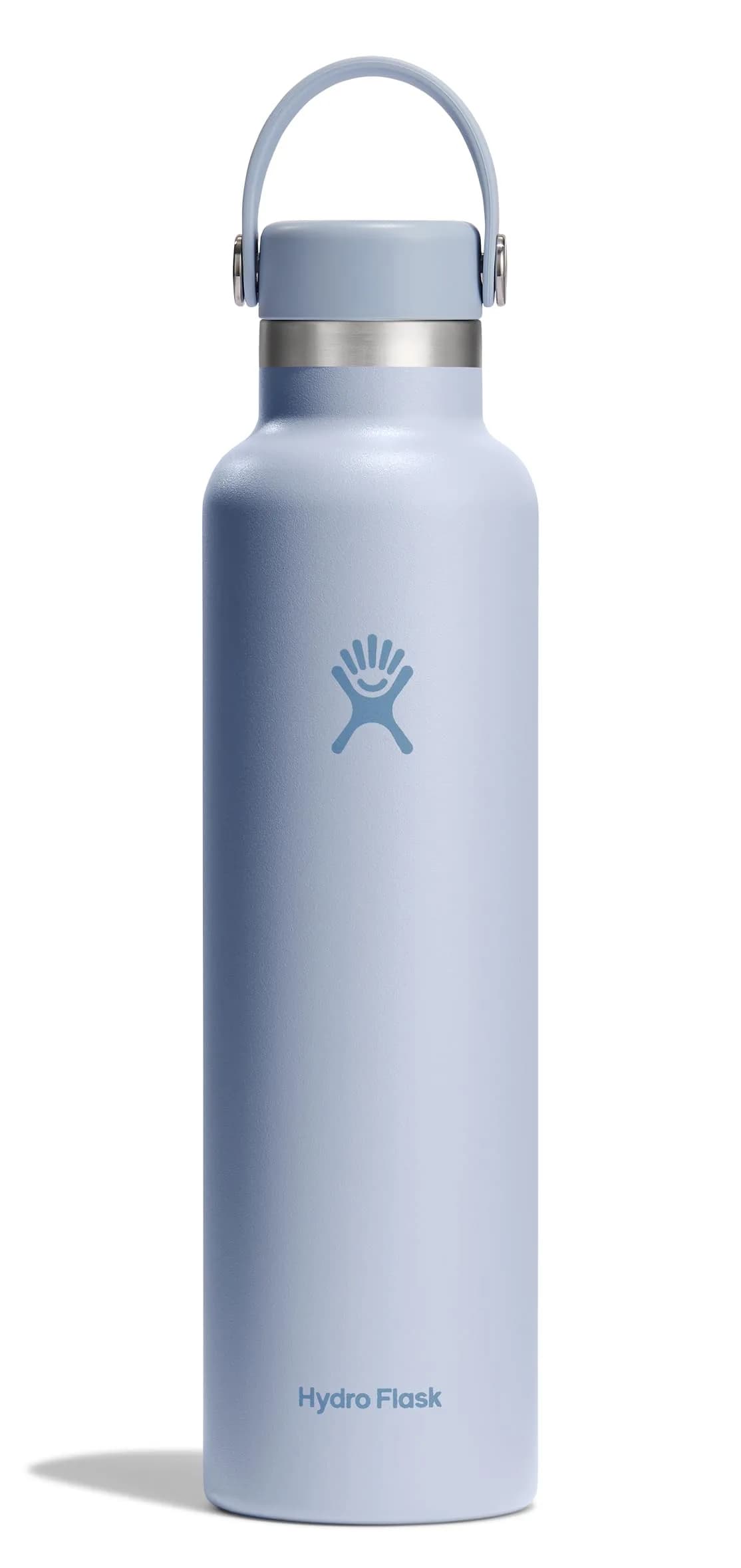 Hydro Flask Standard Mouth Water Bottle 710ml (24 Oz) | Insulated Stainless Steel, Leakproof, Purple