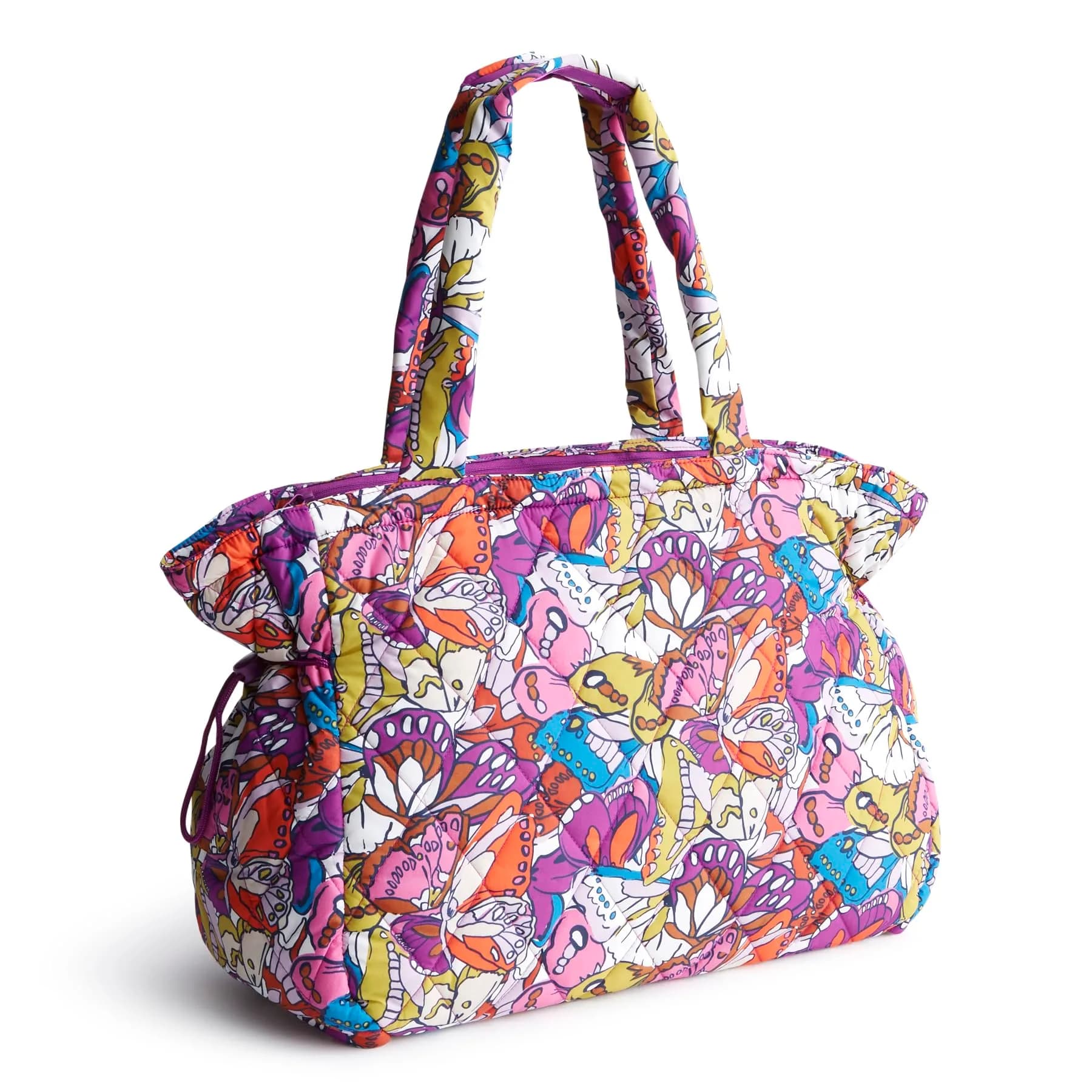 Vera Bradley Featherweight Knollton Travel Tote Bag Flutter | Lightweight, Stylish & Durable for Women