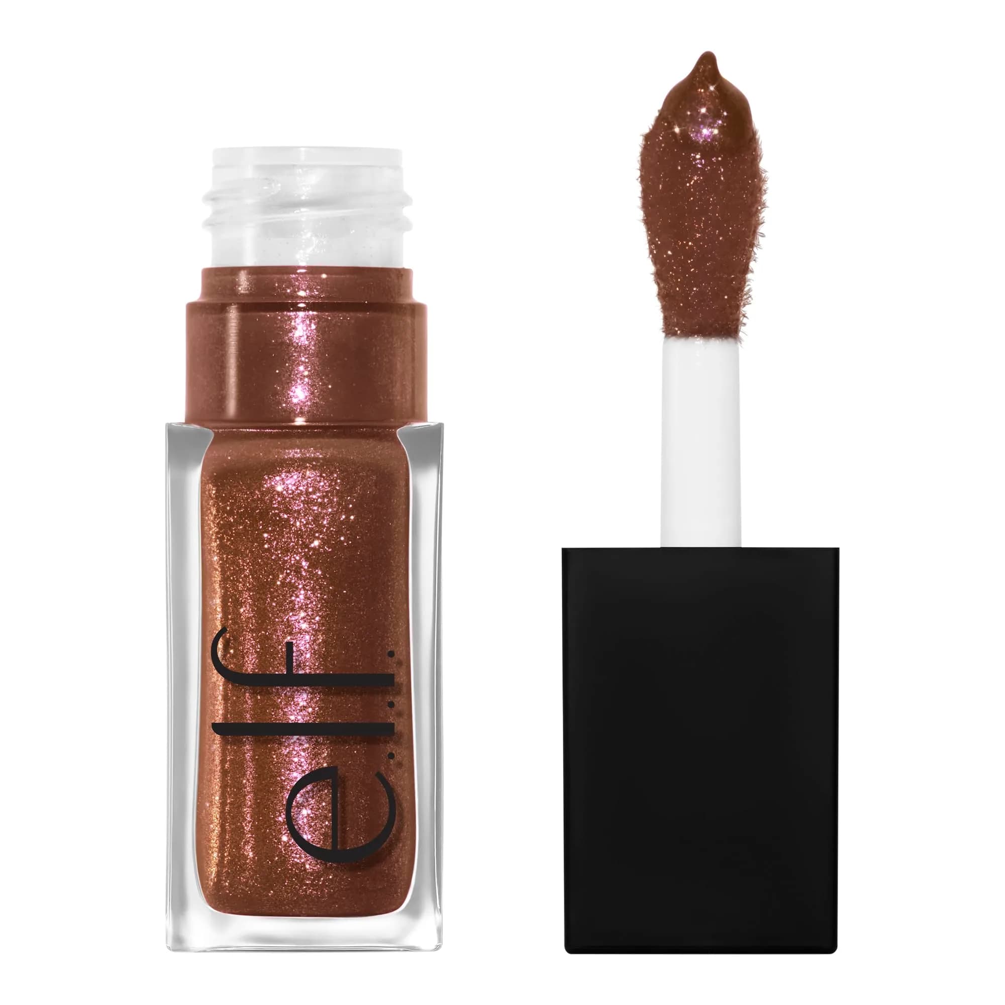 e.l.f. Glow Reviver Lip Oil Chocoluxe 7.4ml (0.25 Fl Oz) | Hydrating Sheer Shine for Everyday Wear