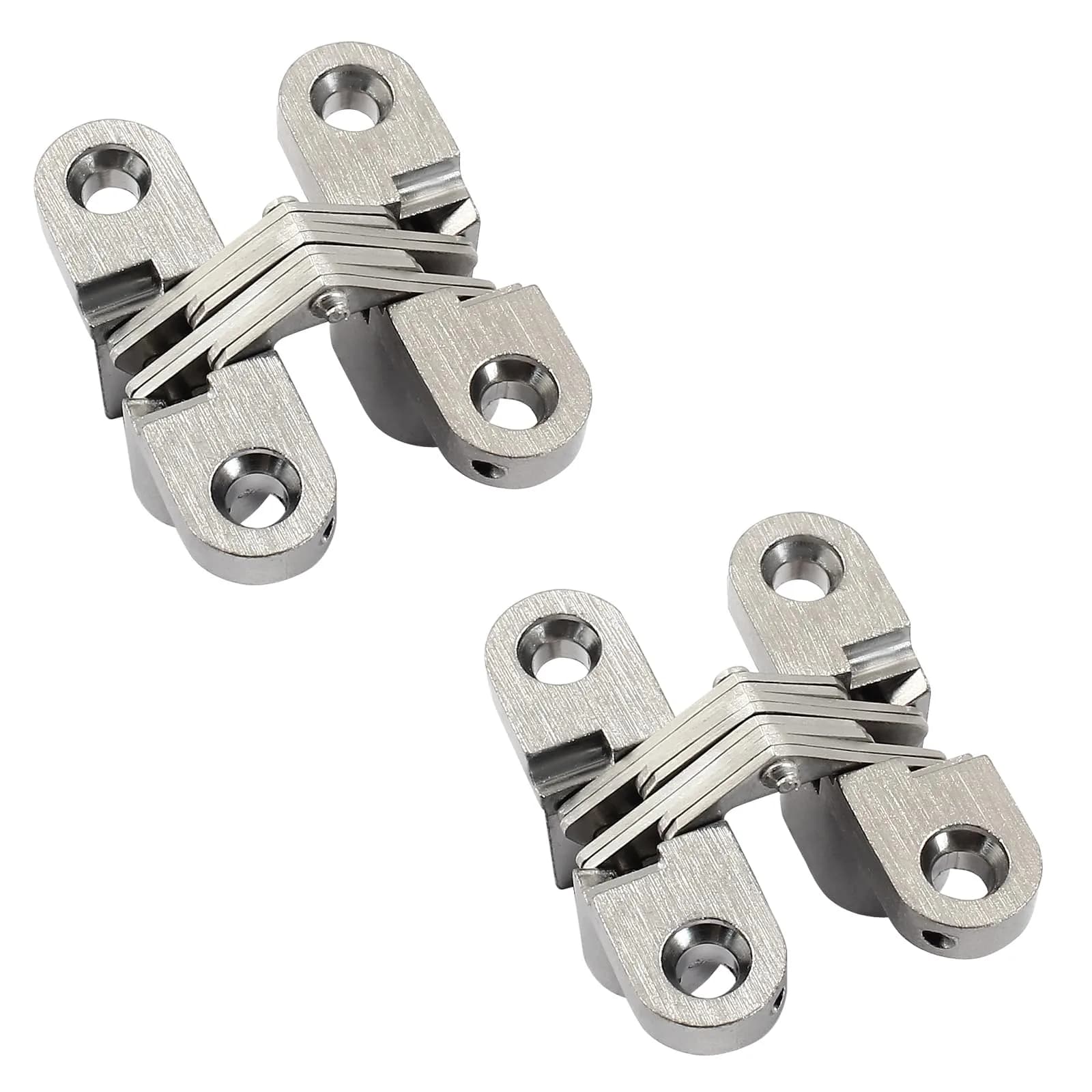 Rierdge 43.5 mm Hidden Hinge | Stainless Steel, 2pcs | Fully Invisible for Cabinets & DIY Projects - main product image