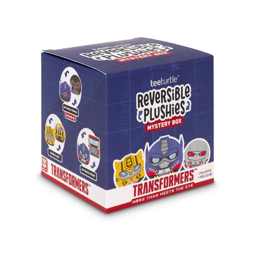 TeeTurtle Transformers Series Reversible Plushie Mystery Box, 3-Inch Mini Blind Box | ASTM-Tested Toy Figure - main product image