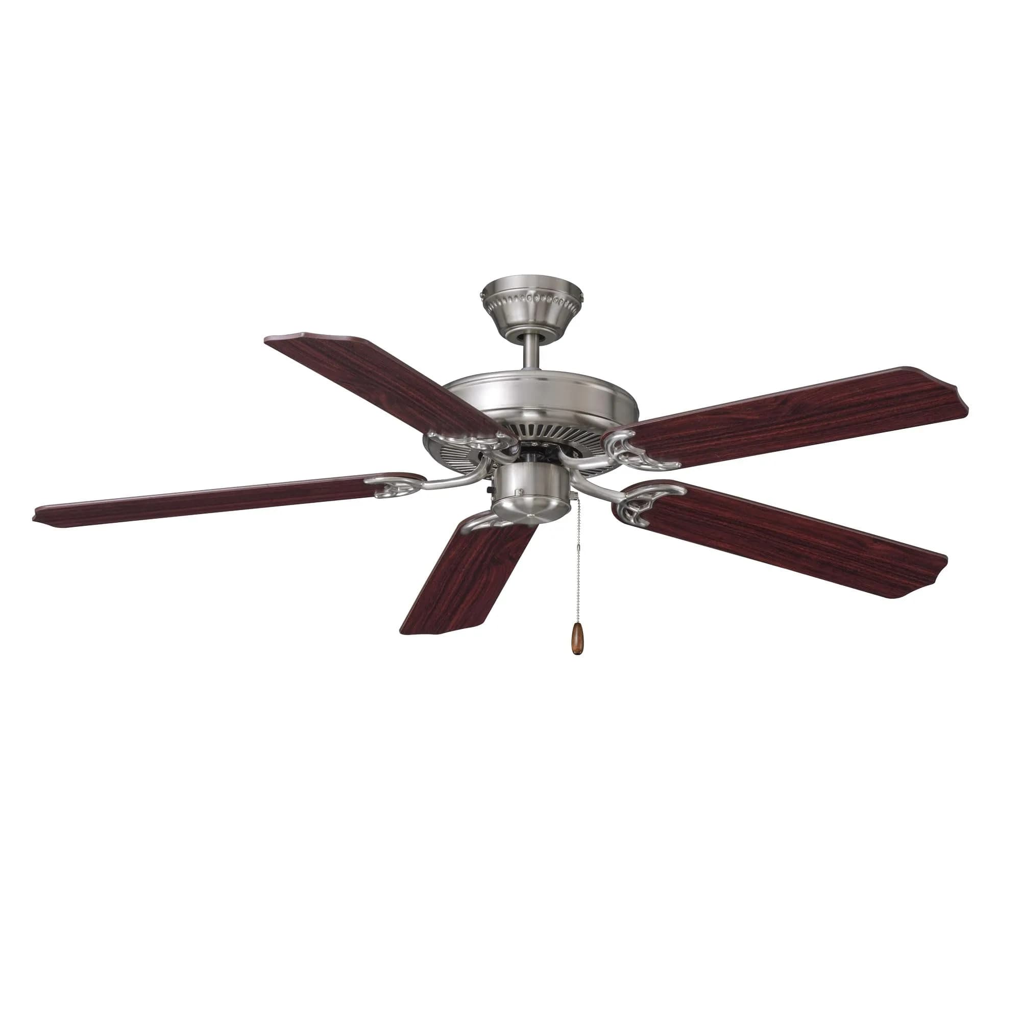 RP Lighting Desert Moon 52-Inch 5 Blade Indoor Ceiling Fan, Rosewood | Reversible AC Motor with Remote Control