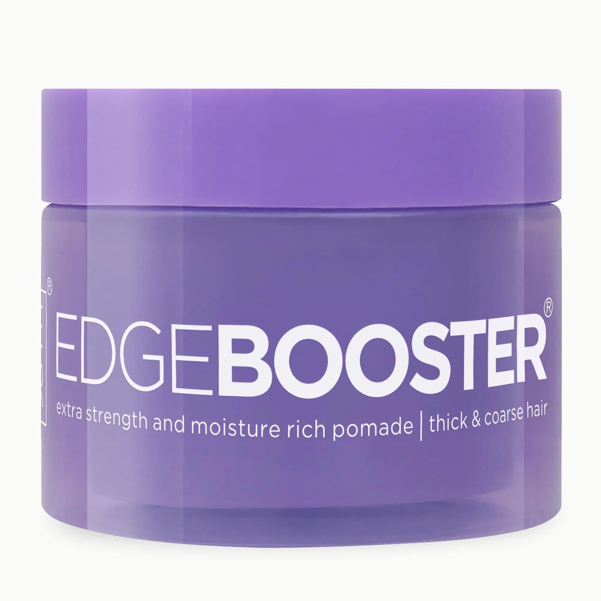 Style Factor Edge Booster Extra Strength & Moisture Rich Pomade | Strong Hold Gel for Thick & Coarse Hair | High Shine, Non-Greasy, 3.38 oz