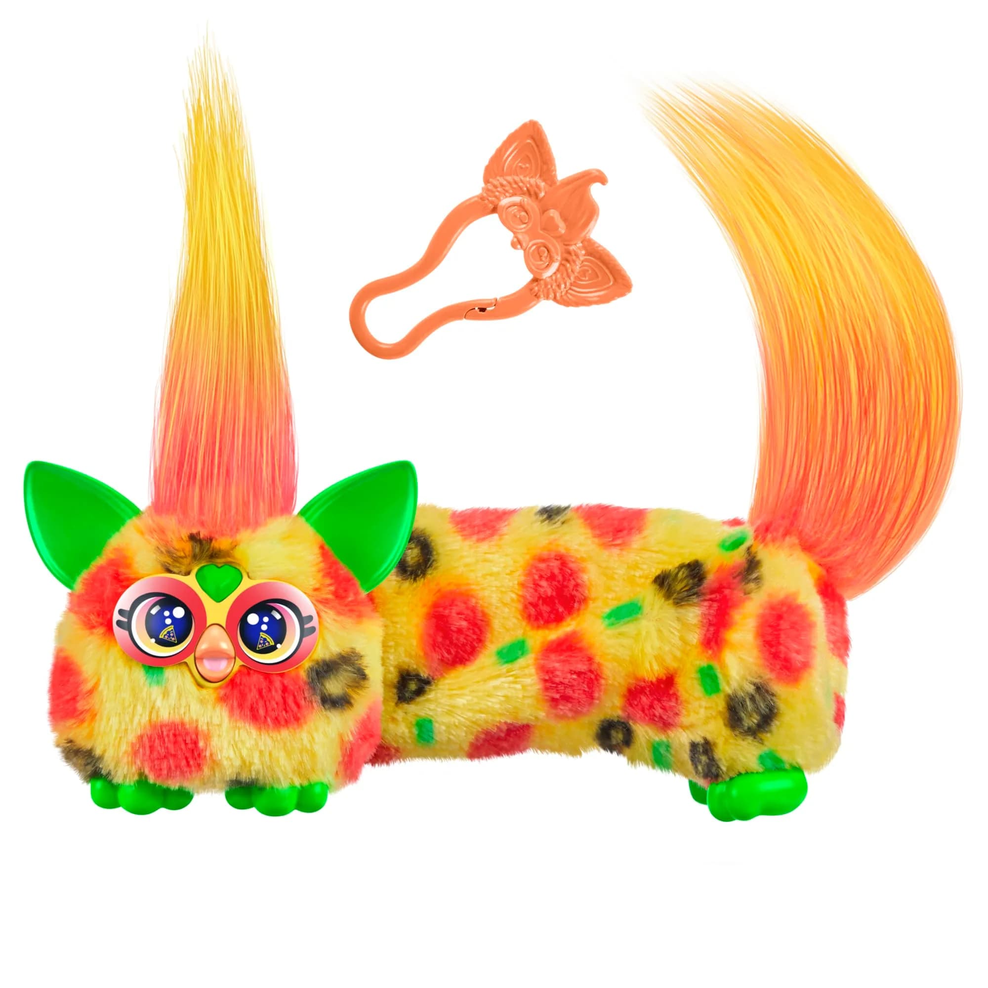 Furby DJ Furblets Pepp-Oh-Roni Mini Electronic Plush Toy 11.4 cm (4.49 inches) | Interactive Music & Furbish Speech - main product image
