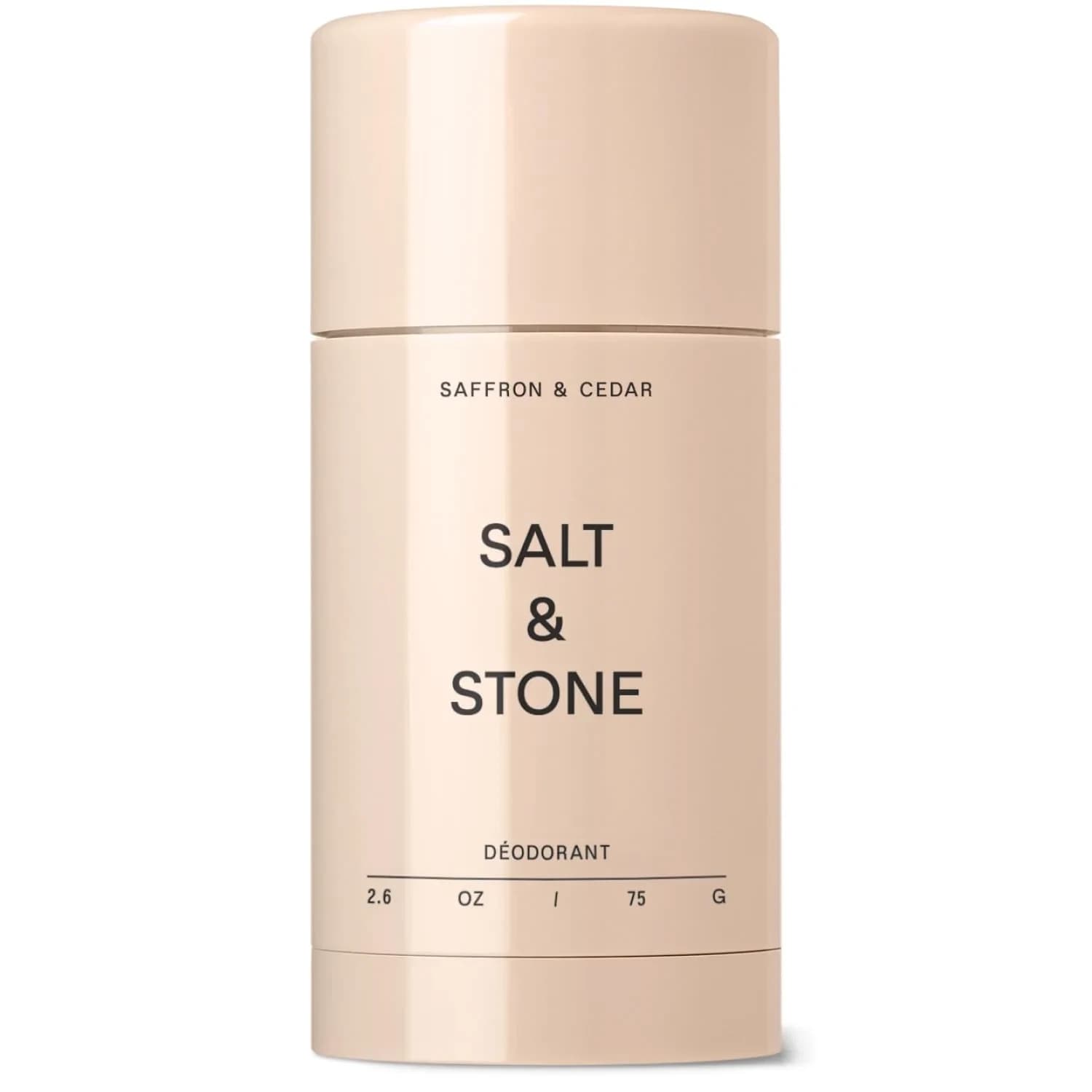 Salt & Stone Aluminum-Free Deodorant Saffron & Cedar 73.7g (2.6 oz) | Natural Odor Protection - main product image