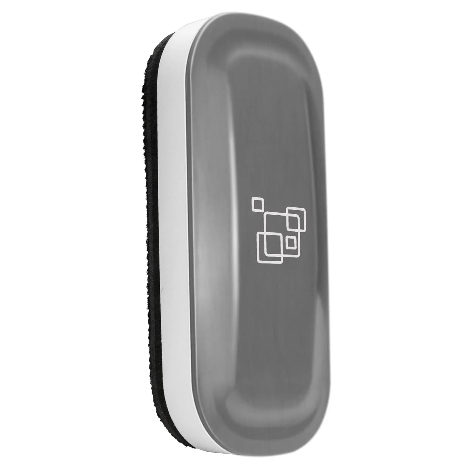 maxtek Magnetic Dry Erase Eraser Gray 1 Pack | Strong Magnetic Grip for Whiteboards and Glass Boards - main product image