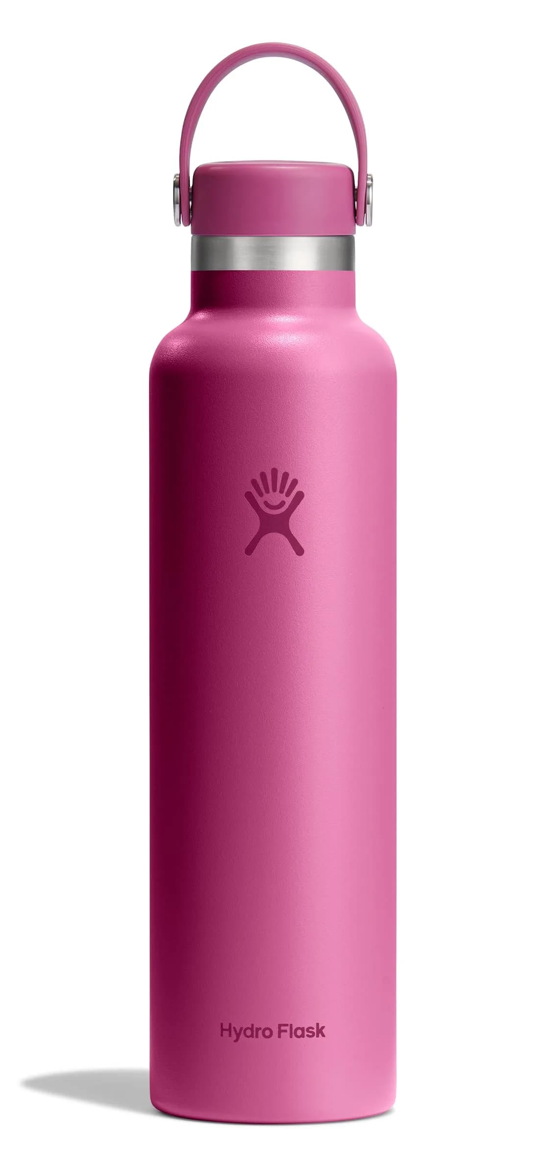 Hydro Flask Standard Mouth Water Bottle 710ml (24 Oz) | Insulated Stainless Steel, Leakproof, Purple