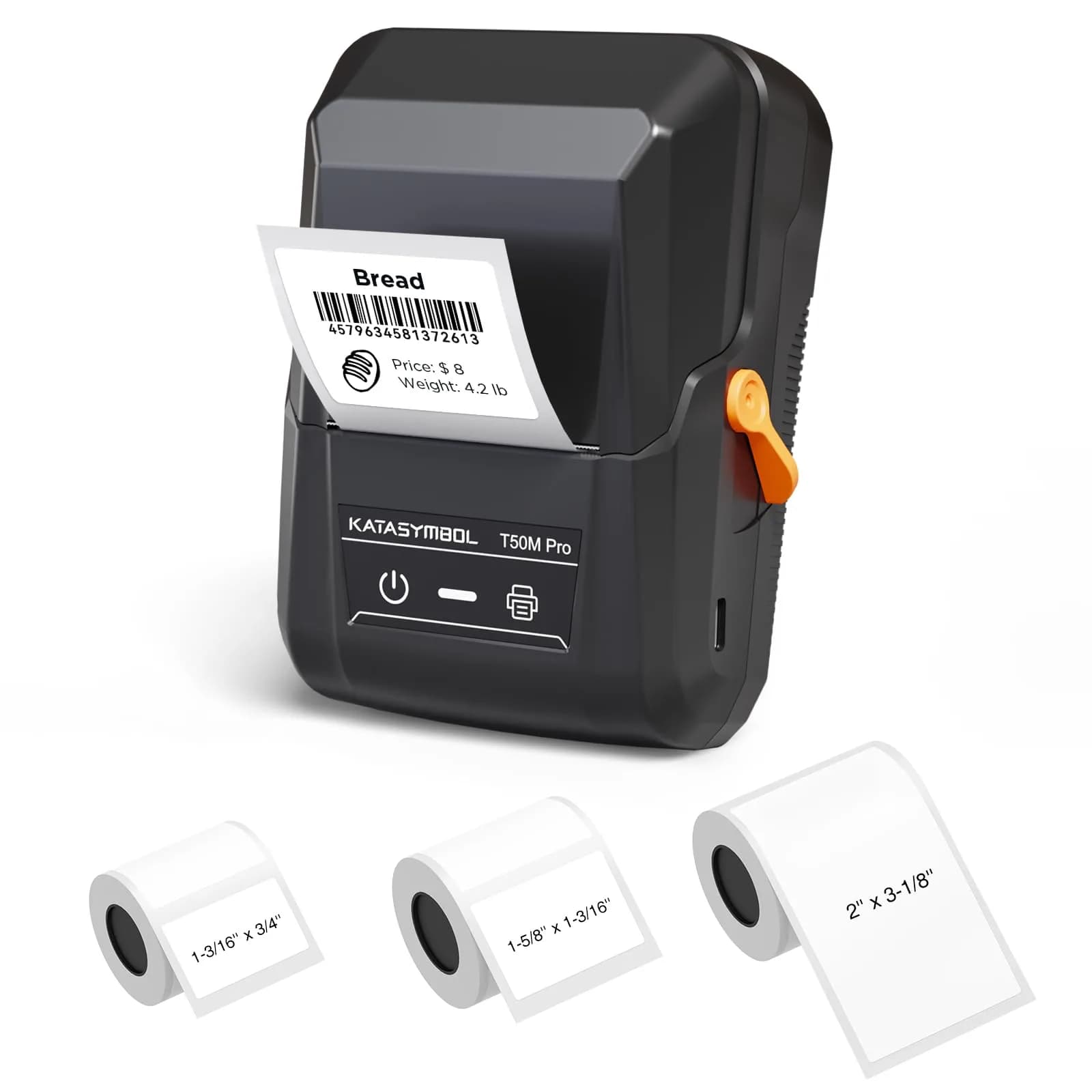 SUPVAN T50M Pro Bluetooth Label Maker Machine with 3 Tapes, Set 2 | Portable Thermal Printer with App Control - main product image