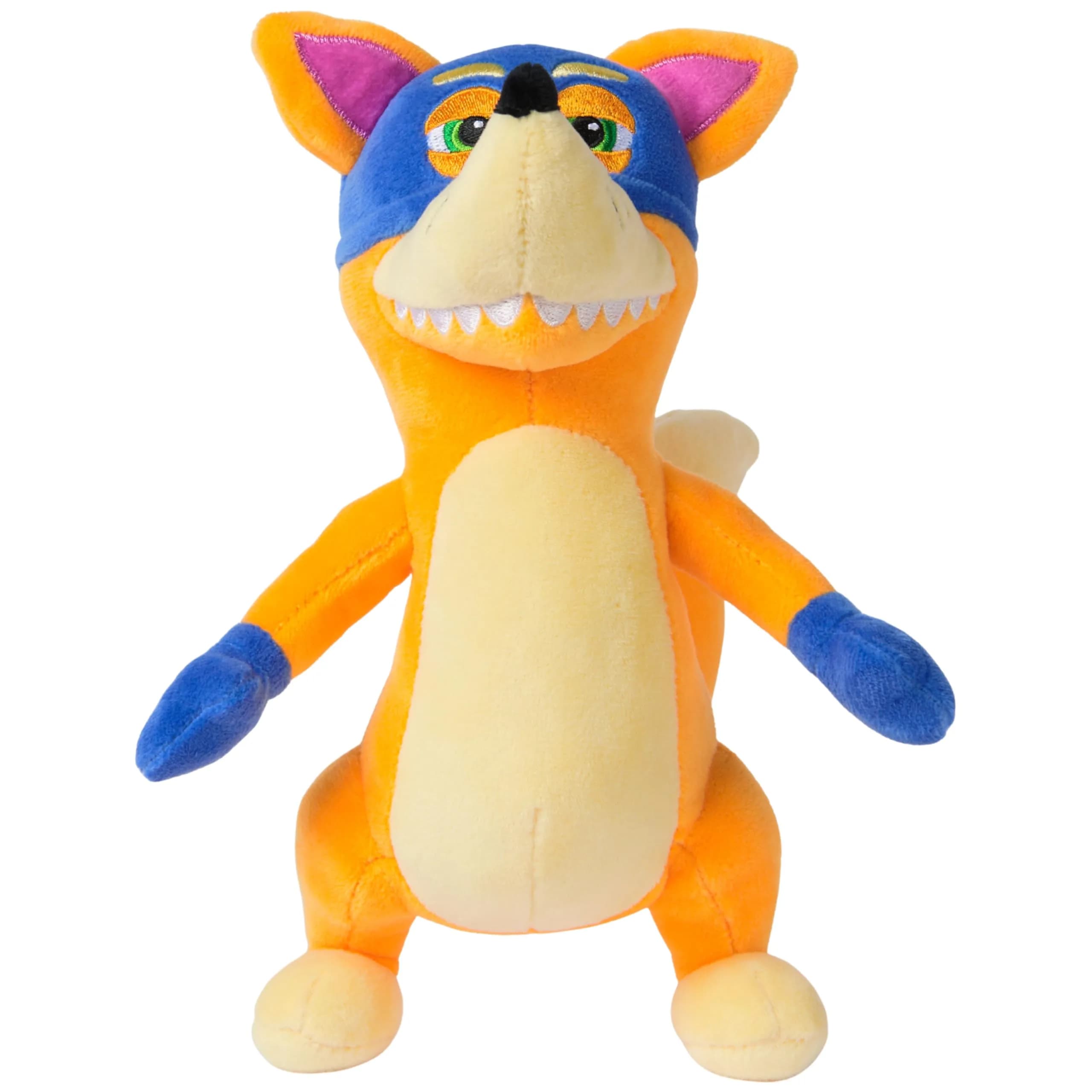 Official Dora Swiper Plush Toy, 8-Inch Stuffed Animal for Ages 3+ | Soft Velvety Fur with Embroidered Details - main product image