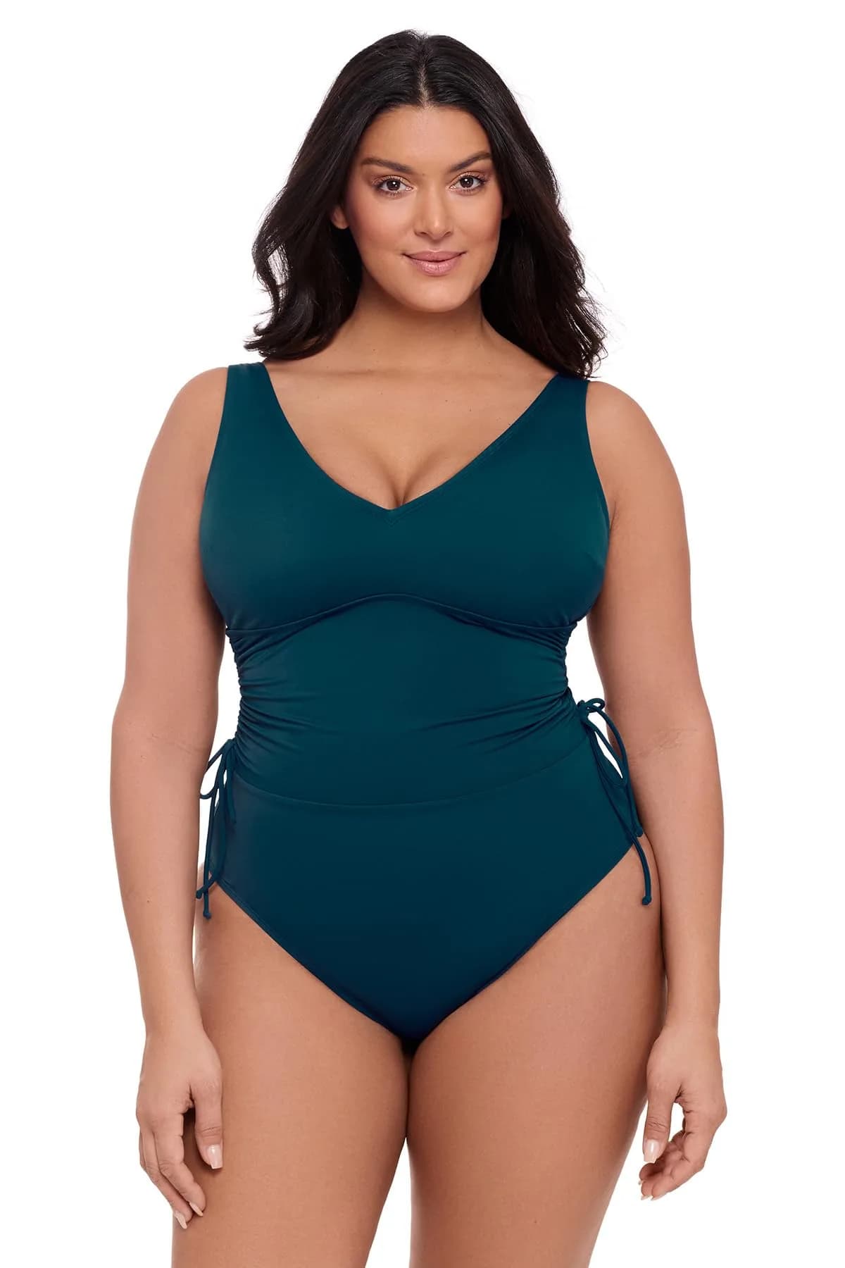 S3 Swim Women's Standard Cinch One Piece Swimsuit, Dusk Blue | Tummy Control & Support (70-120 chars)