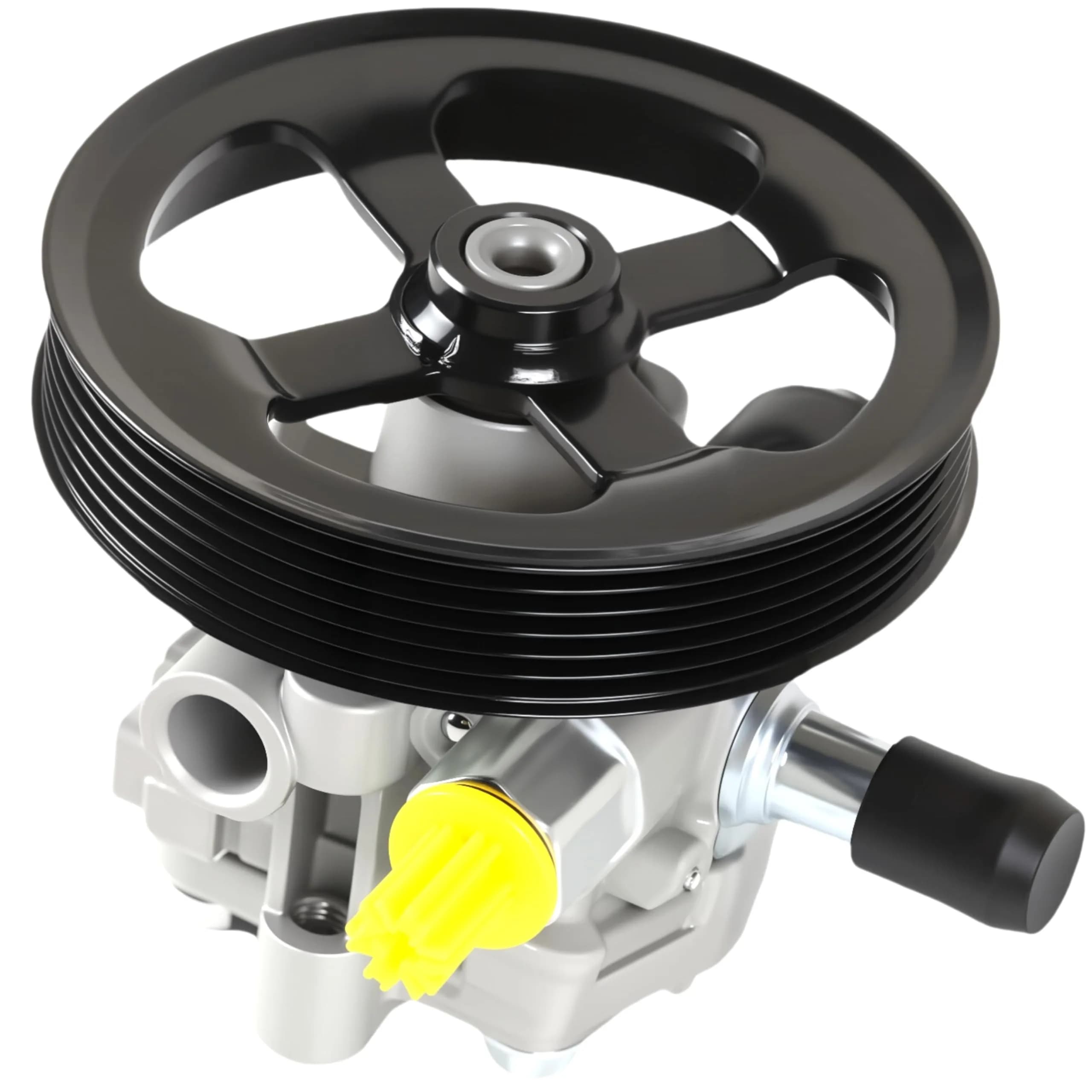 YOMALL Power Steering Pump 20-2402 with Pulley | Fits 2007-2010 Cirrus, Sebring, 2011-2014 200, 2008-2014 Avenger, 2009-2020 Journey 2.4L - main product image