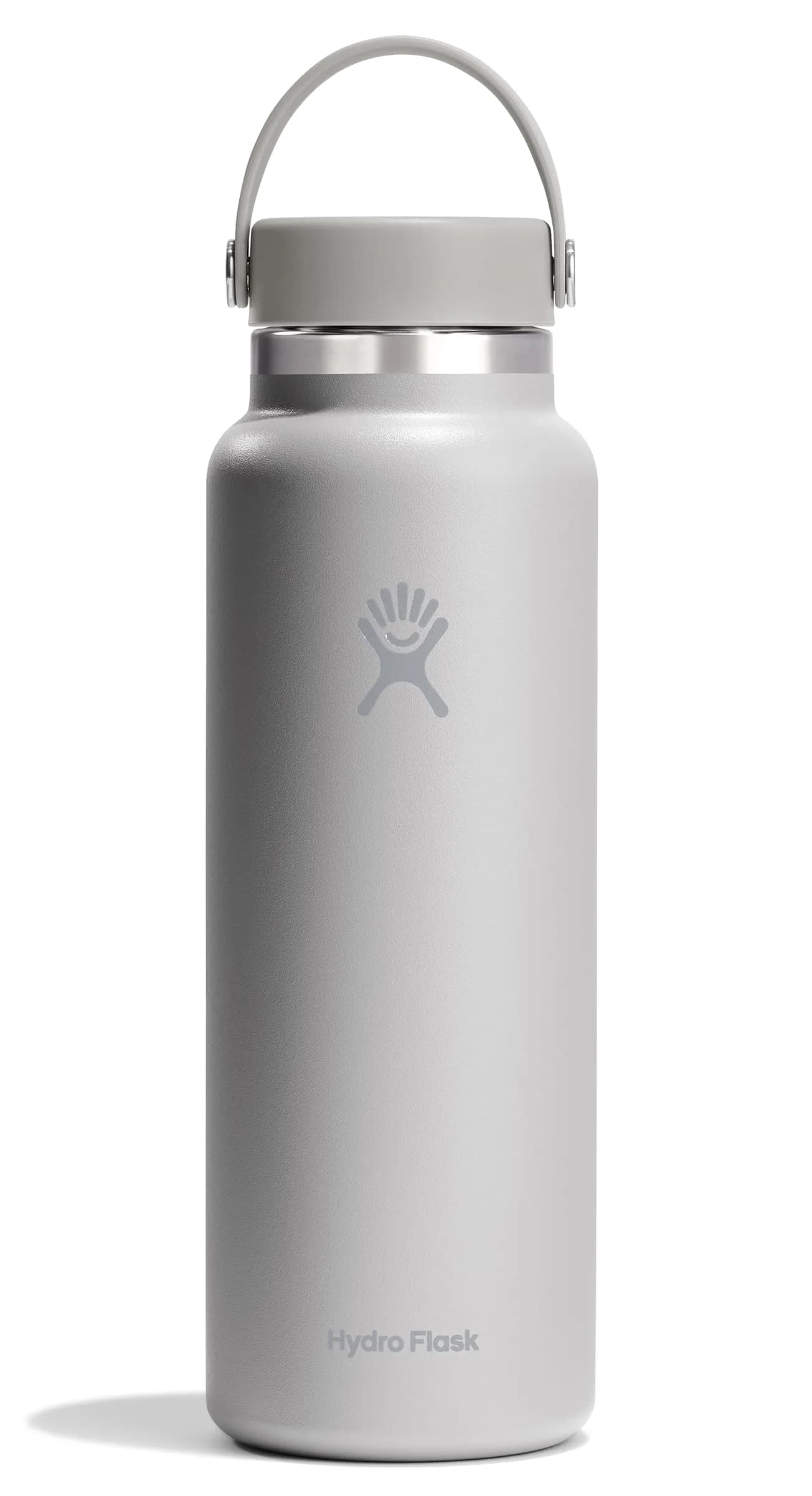 Hydro Flask 40 Oz Tonal White Wide Mouth Water Bottle | Insulated Stainless Steel, Cold 24 Hrs, Hot 12 Hrs